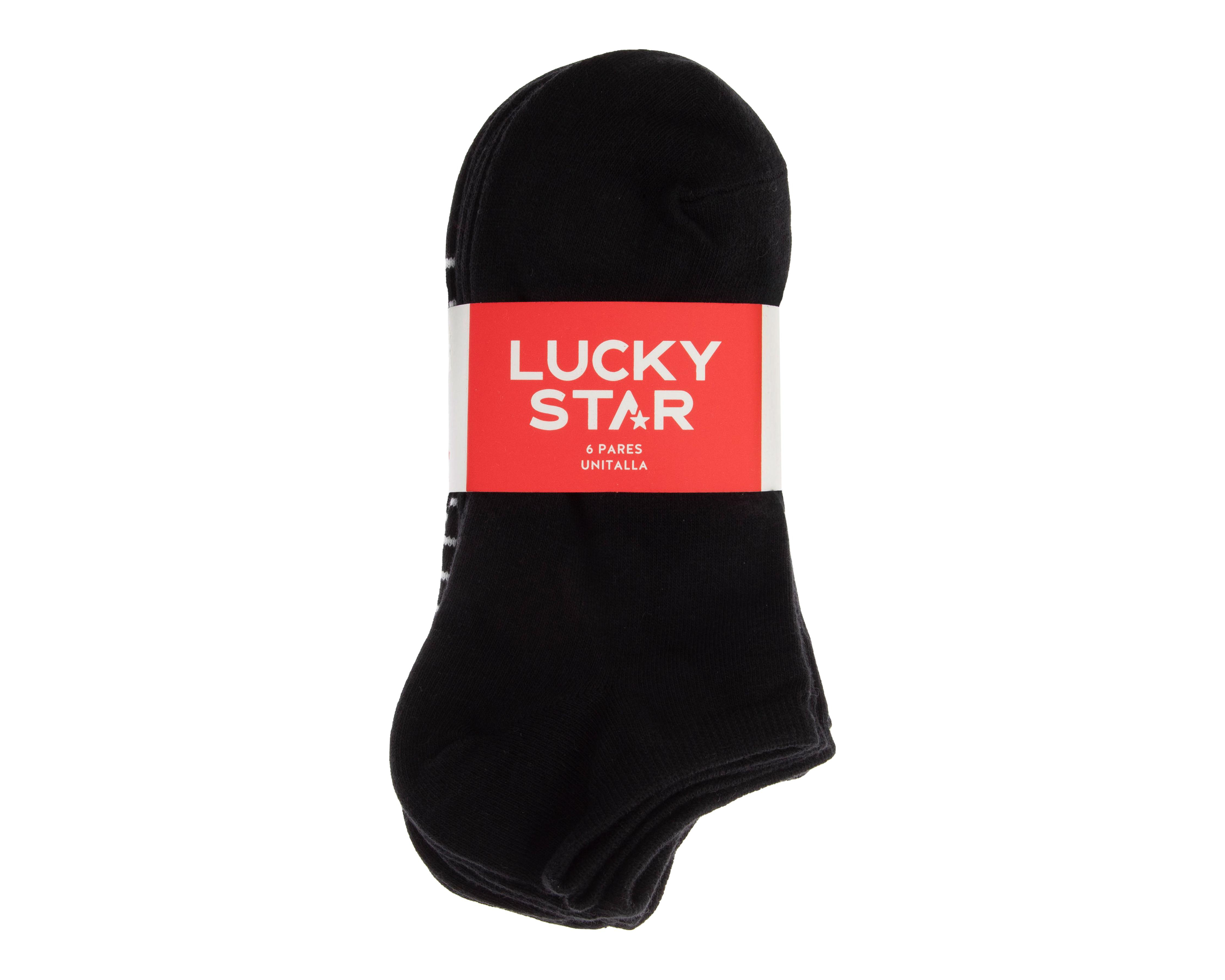 Foto 4 pulgar | Calcetas Lucky Star para Hombre 6 Pares