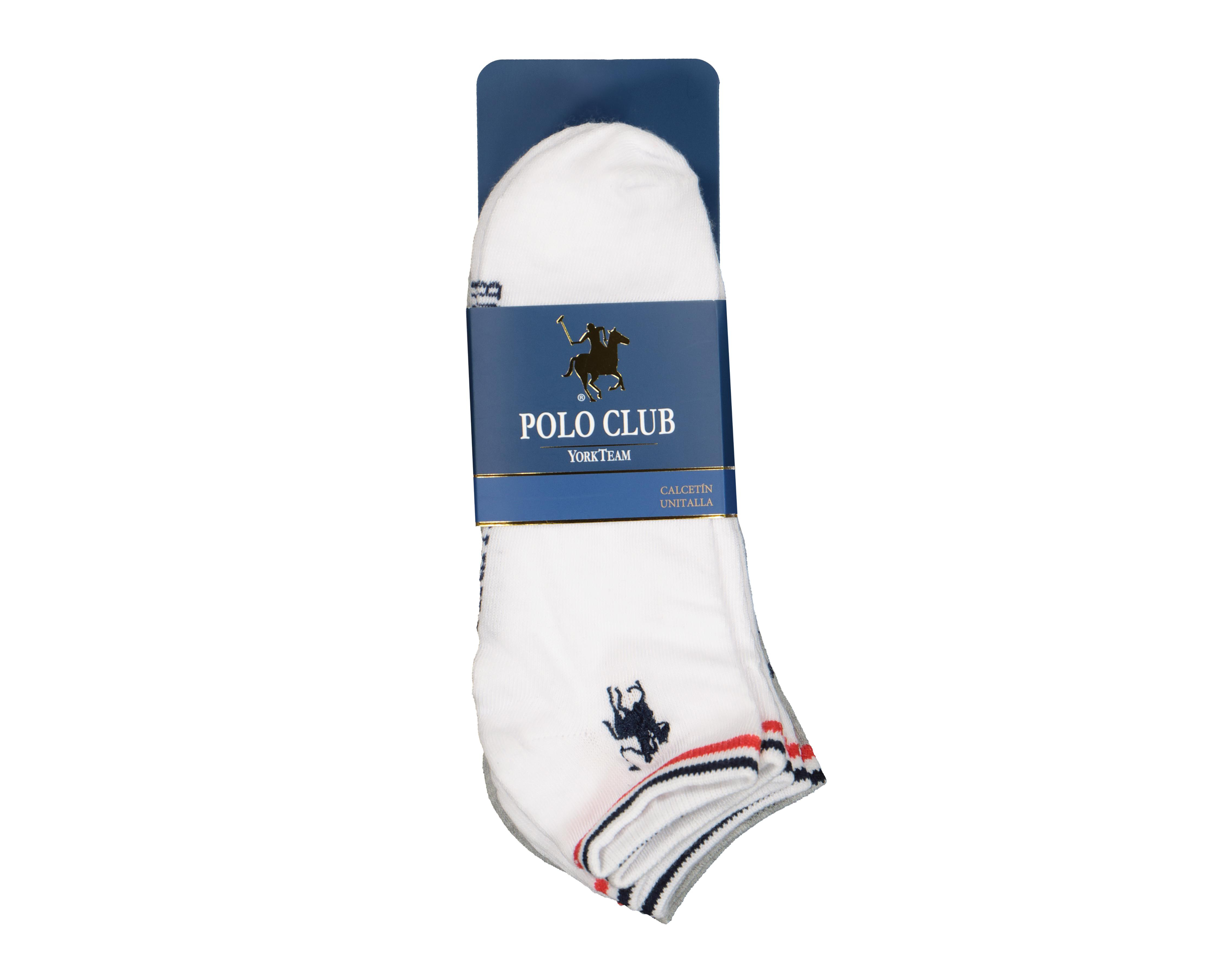 Foto 4 pulgar | Calcetines York Team Polo Club para Hombre 6 Pares