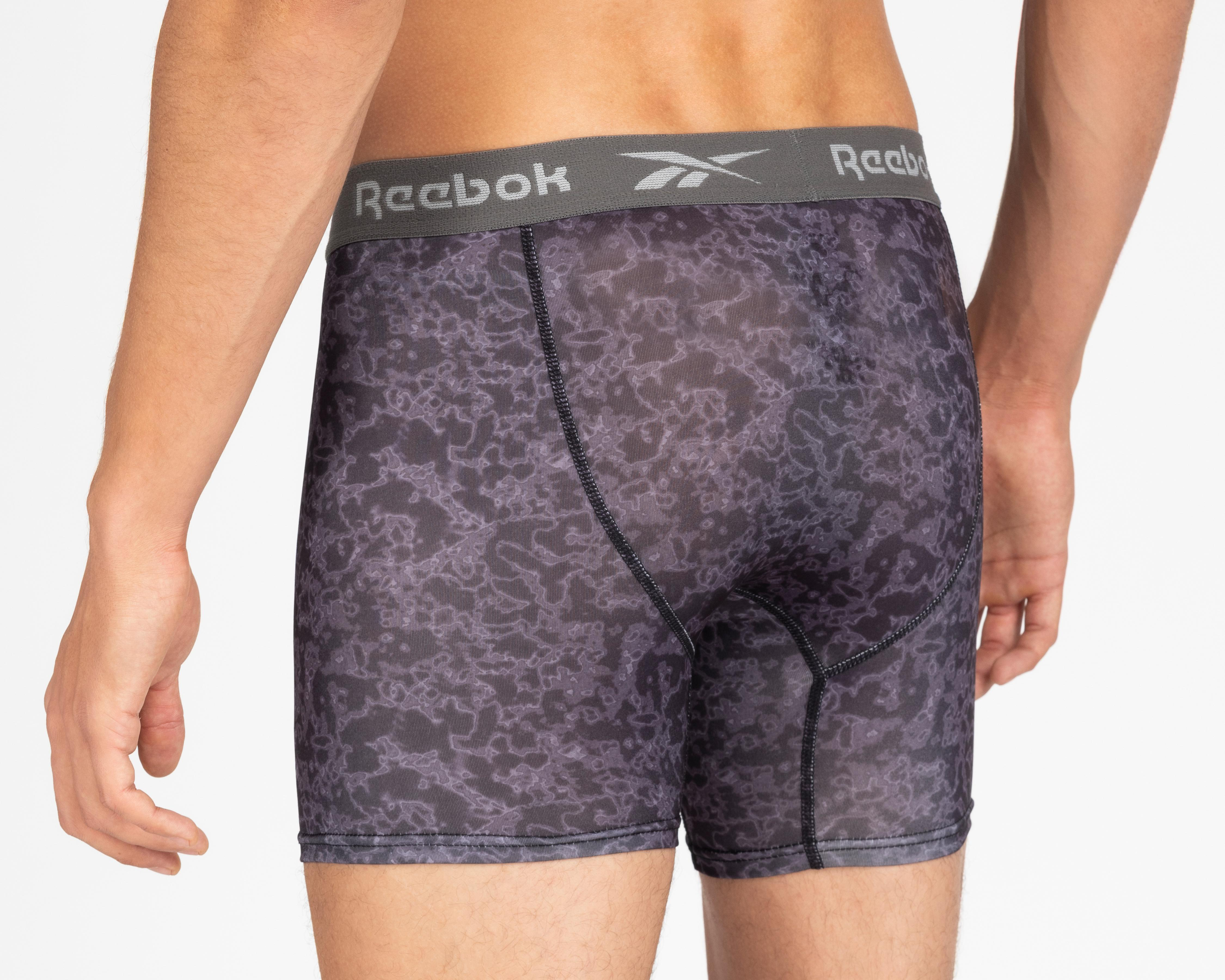 Foto 4 pulgar | Bóxer Corto Reebok 3 Piezas para Hombre