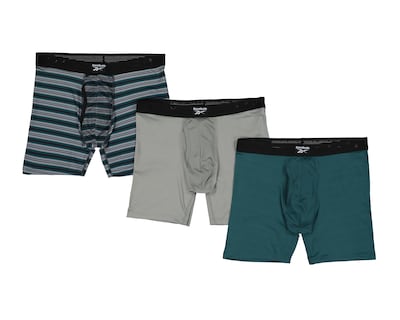 Foto 1 | Bóxer Reebok para Hombre 3 Piezas