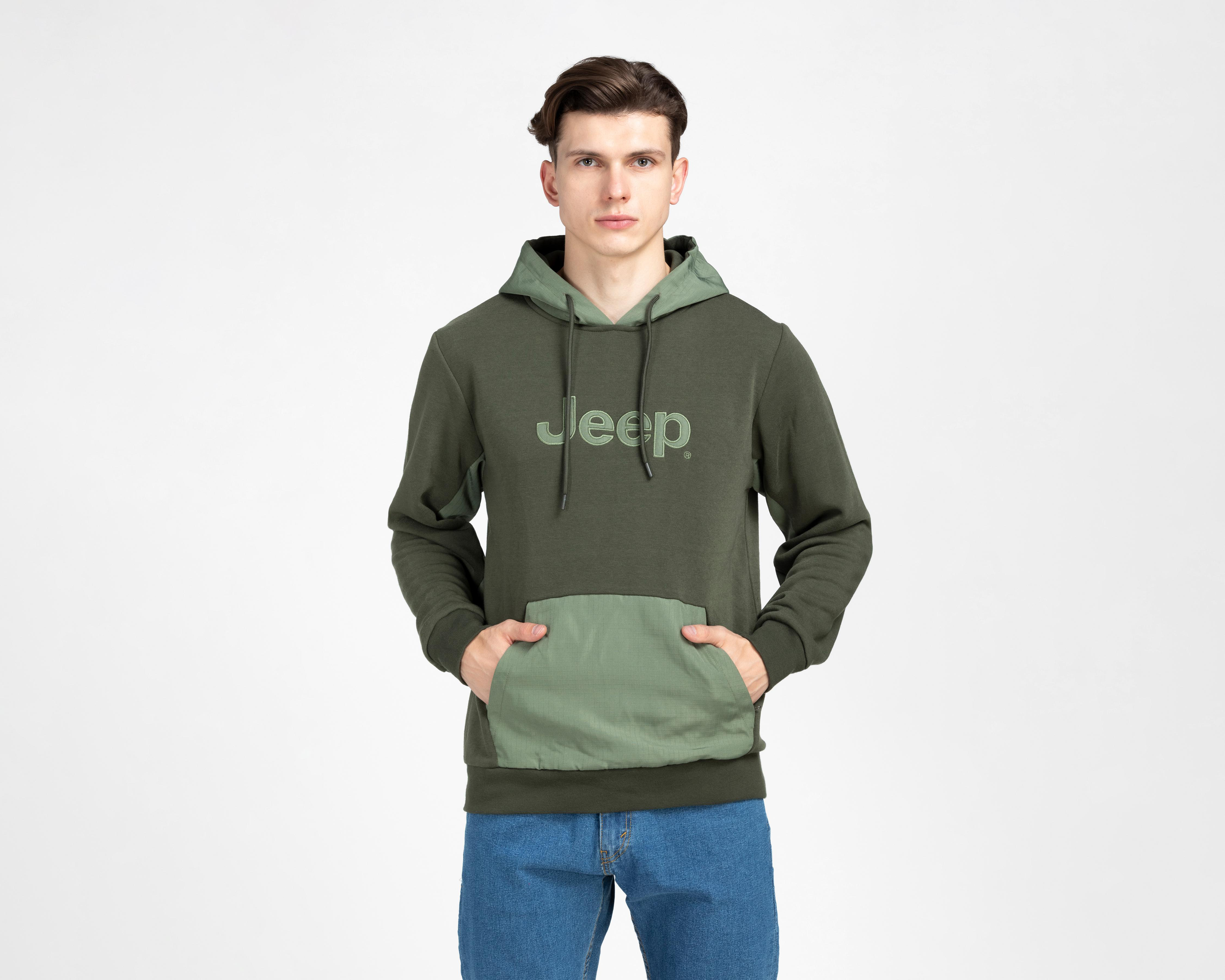 Foto 2 pulgar | Sudadera Jeep con Capucha