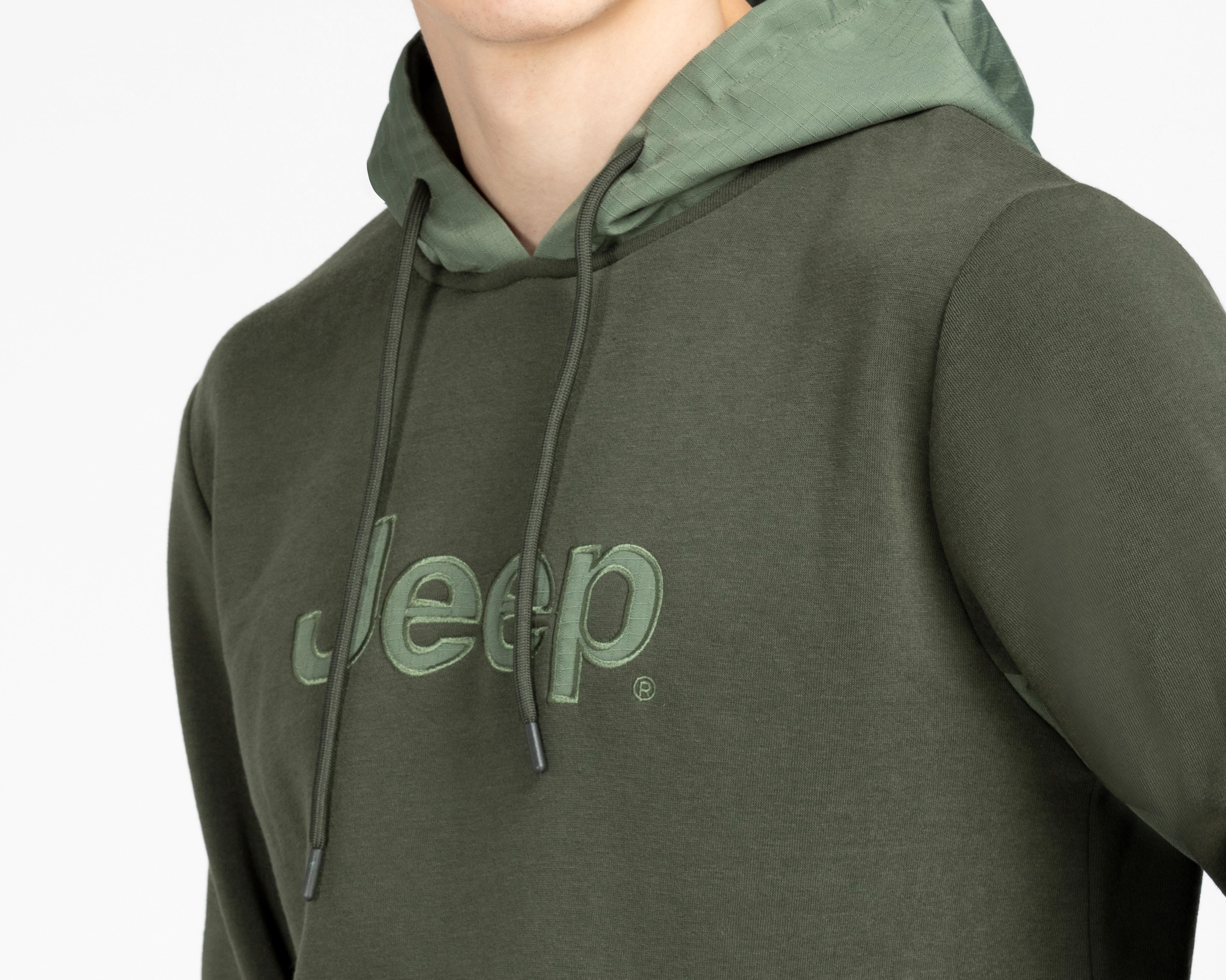 Foto 4 pulgar | Sudadera Jeep con Capucha