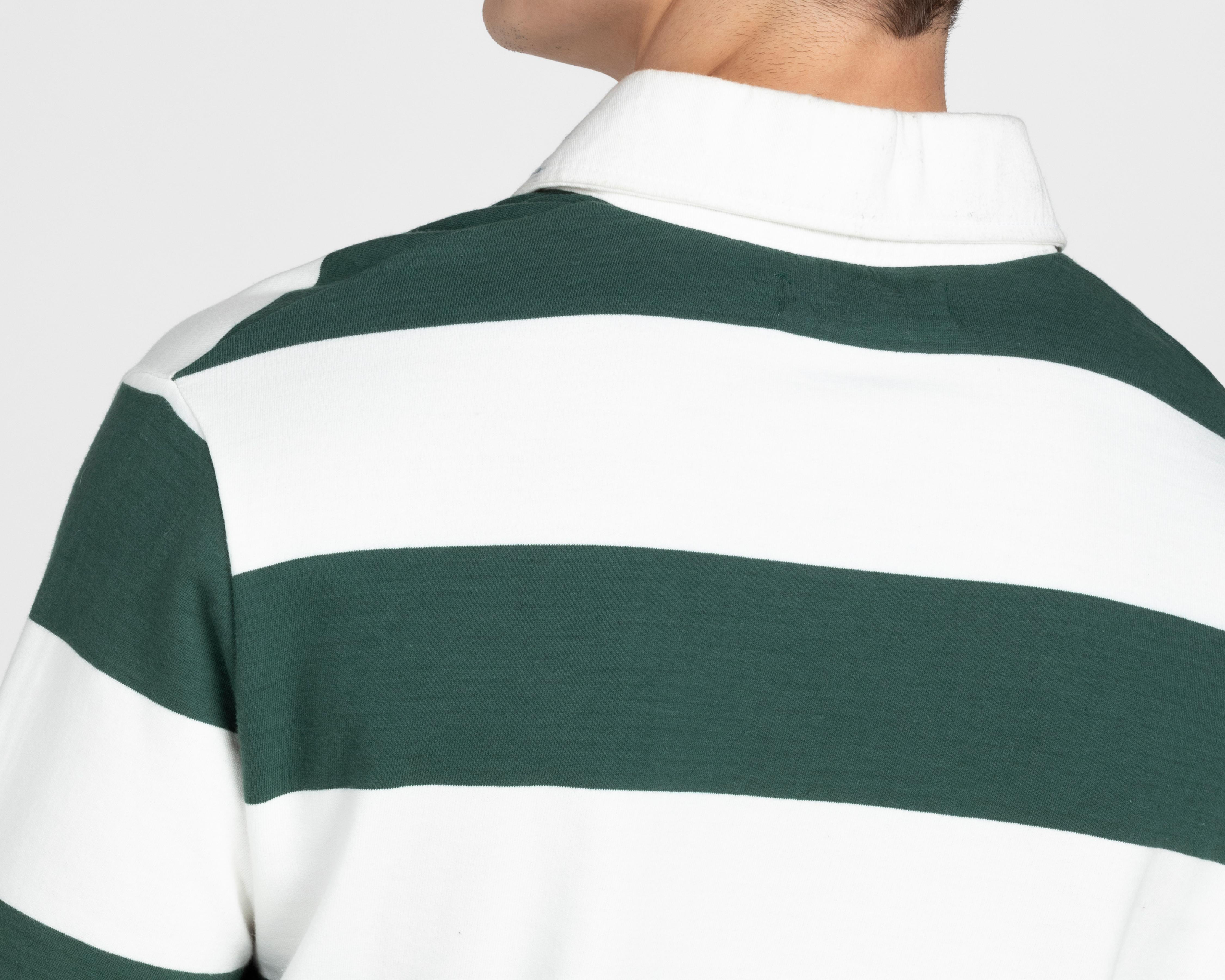 Foto 6 pulgar | Playera Polo Refill Manga Larga Rayada para Hombre