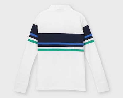 Foto 2 | Playera Polo York Team Polo Club Manga Larga Blanca para Hombre