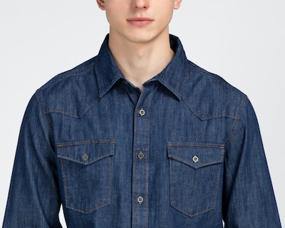 Foto 3 | Camisa Casual Refill Regular Manga Larga Lisa
