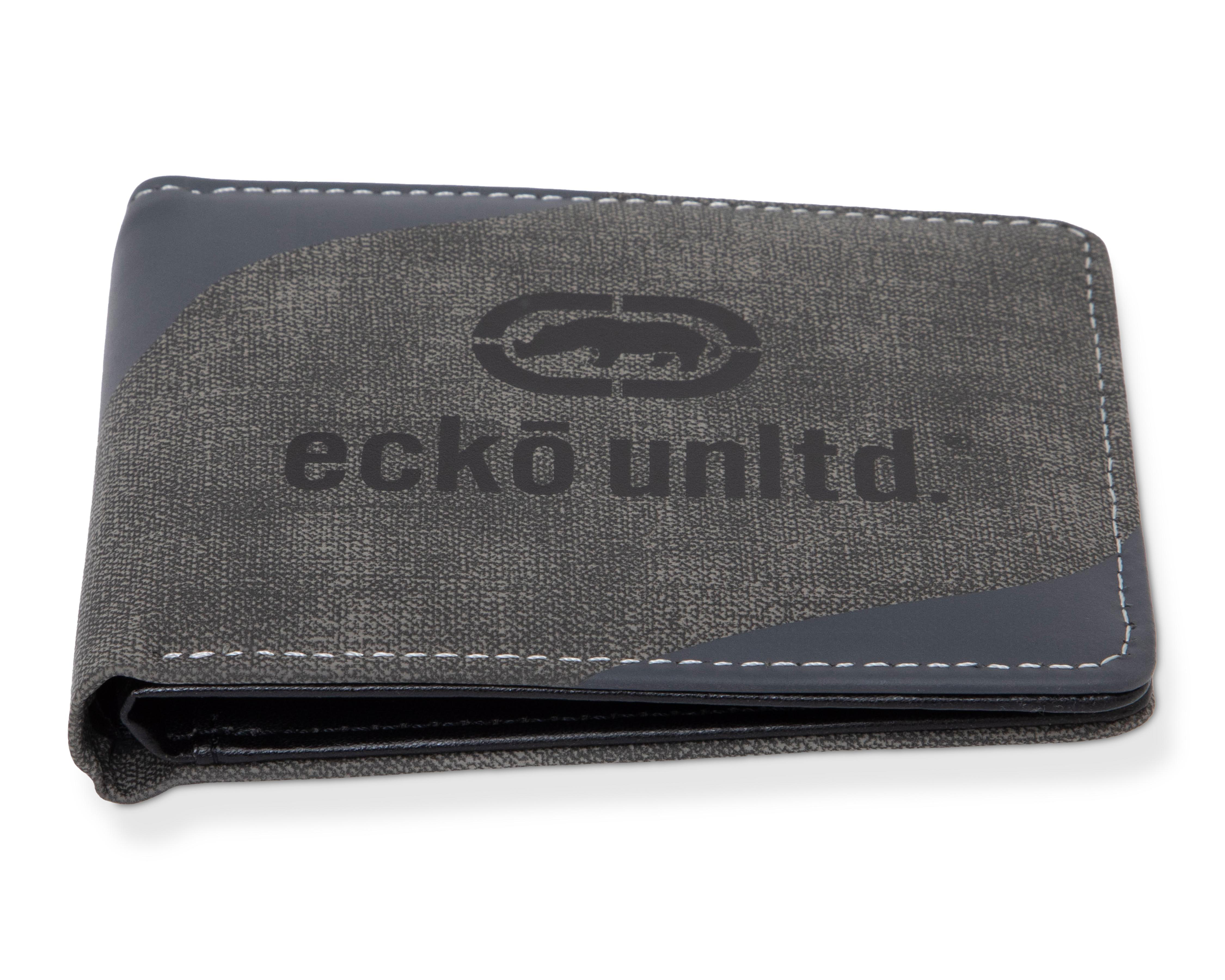 Foto 6 pulgar | Cartera para Hombre Eckó Unltd. Efecto Deslavado