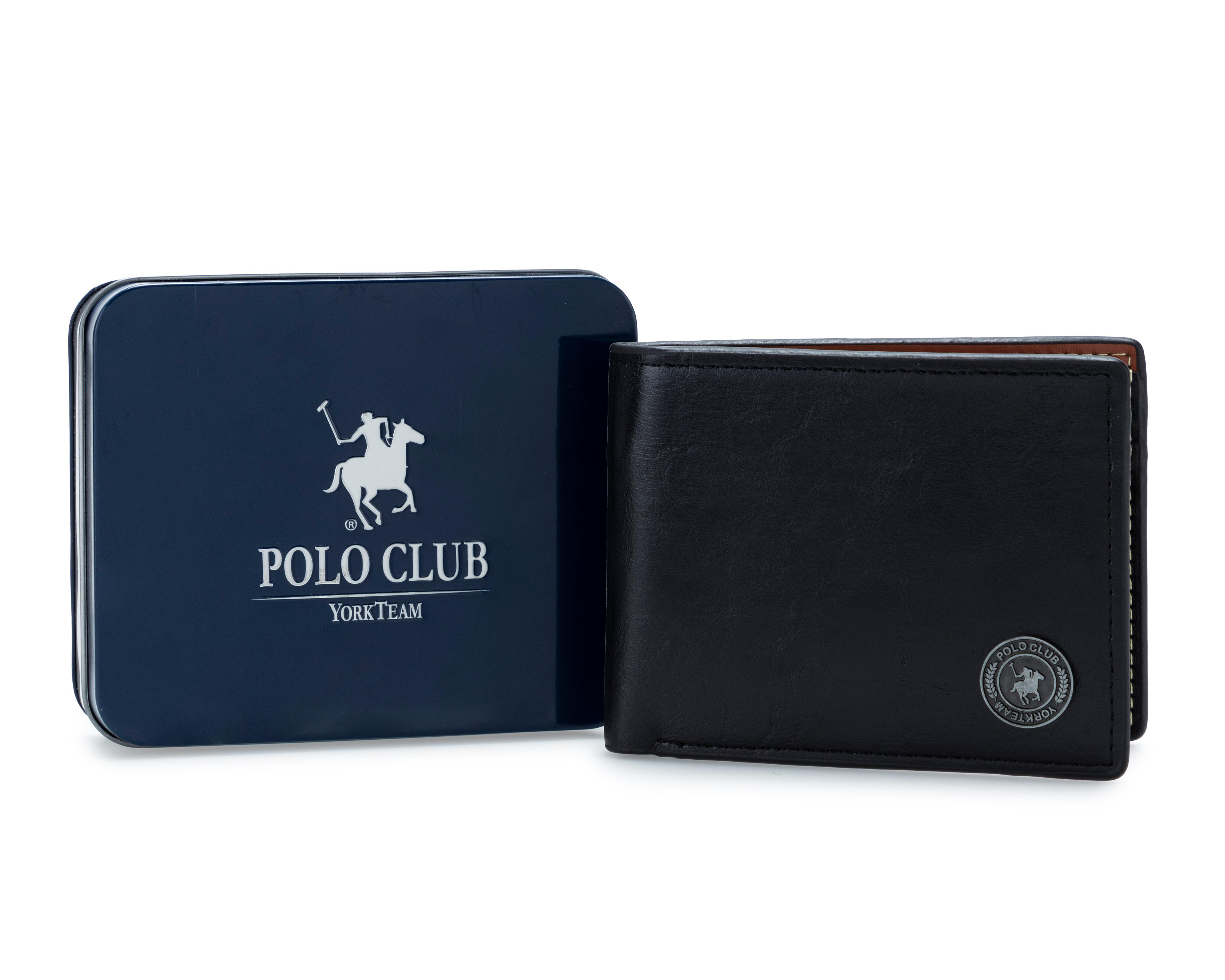 Cartera para Hombre York Team Polo Club Negra