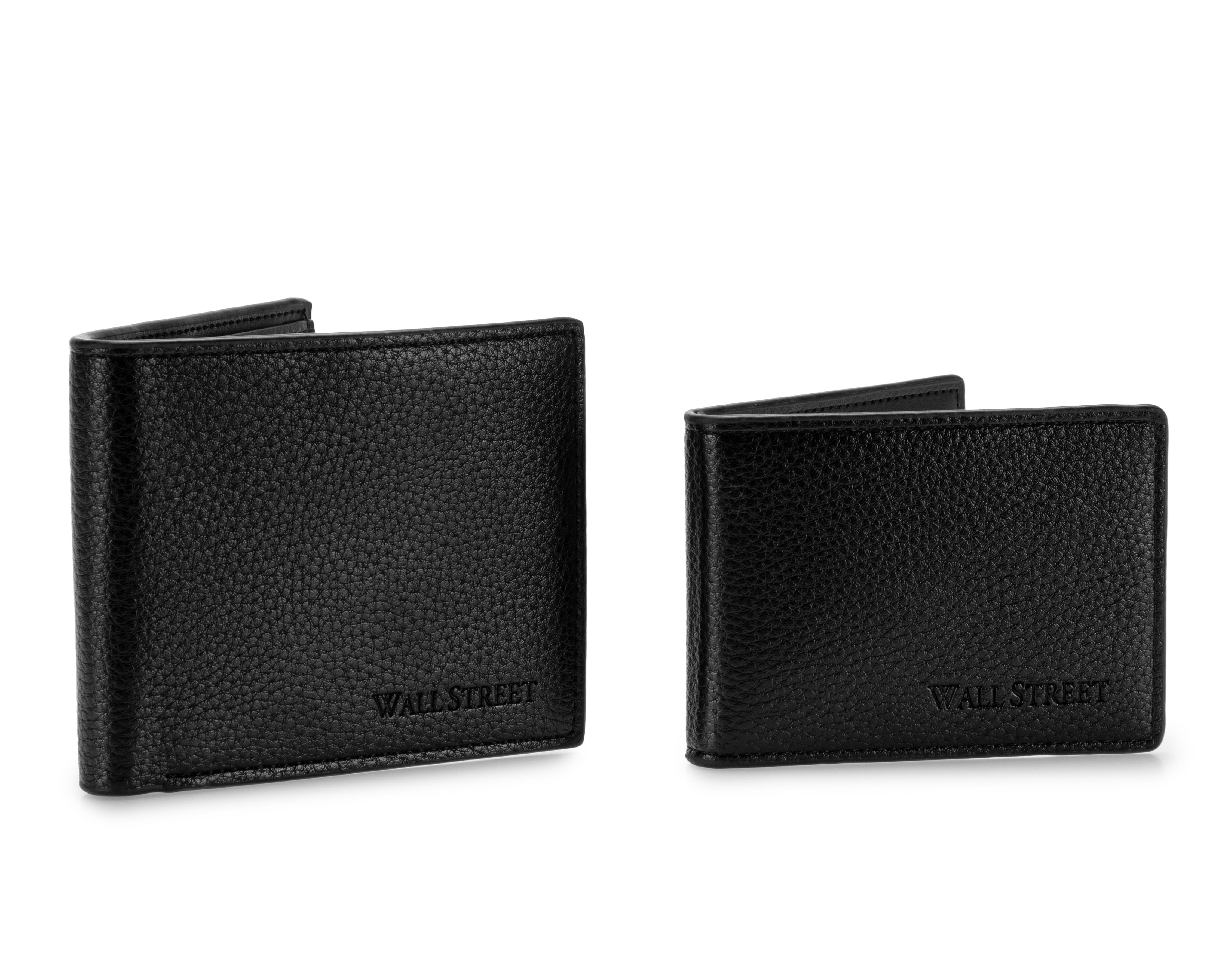 Foto 3 pulgar | Cartera para Hombre Wall Street con Tarjetero y Llavero