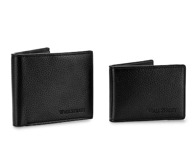 Foto 2 | Cartera para Hombre Wall Street con Tarjetero y Llavero