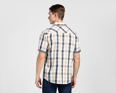Foto 2 | Camisa Casual Porto Sur Regular Fit a Cuadros