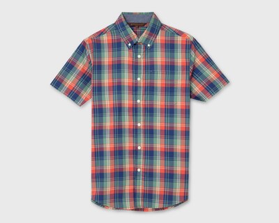 Foto 1 | Camisa Casual Porto Sur Regular a Cuadros