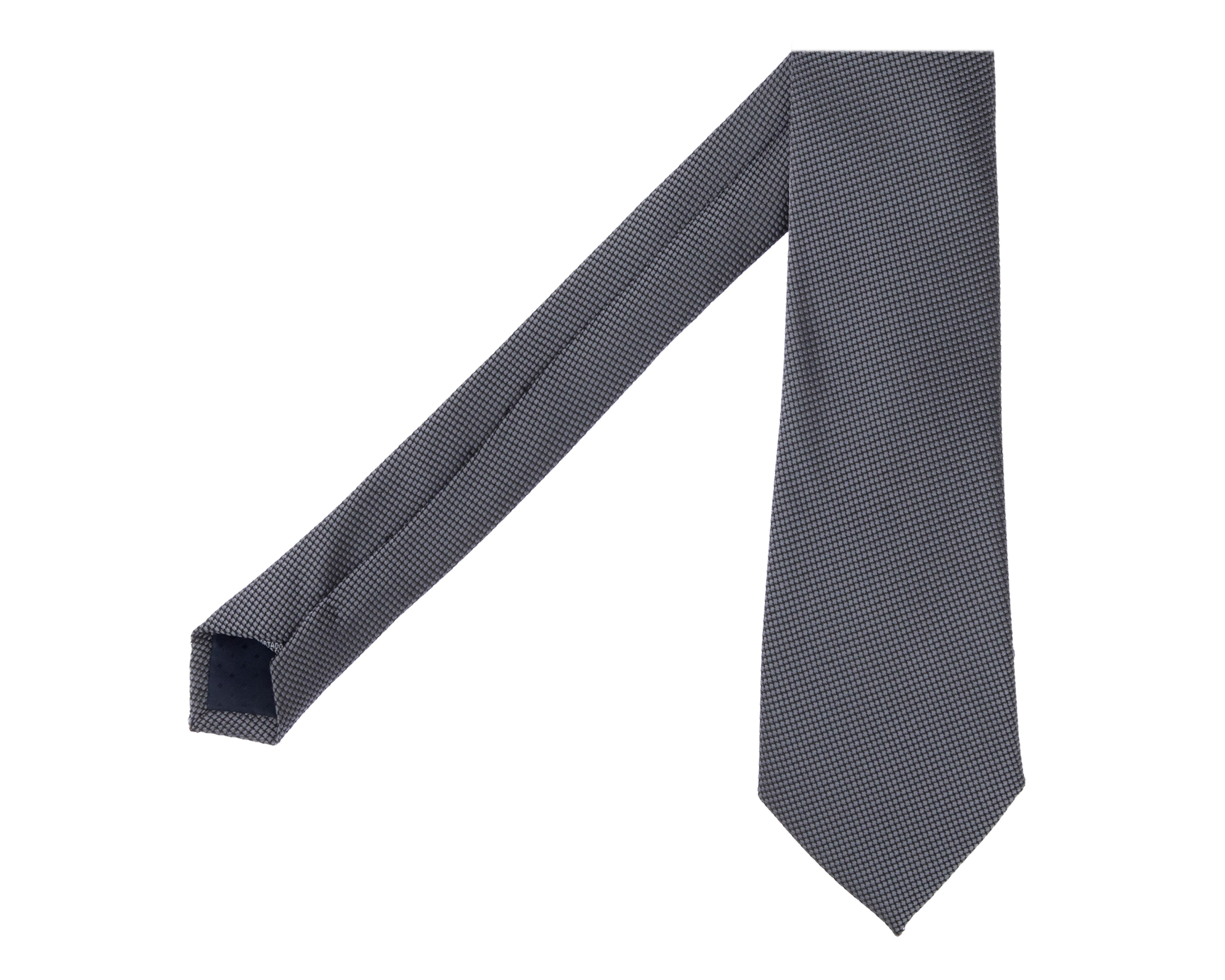 Foto 5 | Corbata Estampada Wall Street Gris 2 Piezas