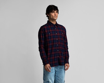 Foto 1 | Camisa Casual Refill Regular a Cuadros