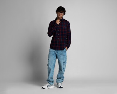 Foto 2 | Camisa Casual Refill Regular a Cuadros