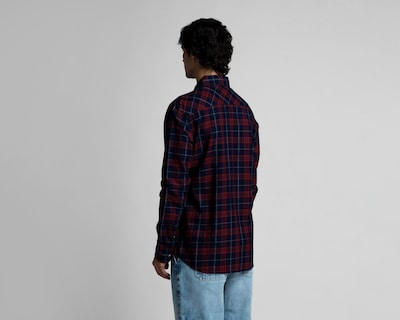 Foto 3 | Camisa Casual Refill Regular a Cuadros