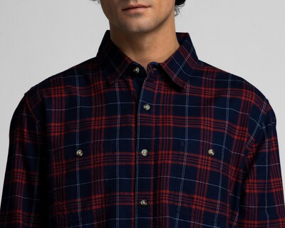 Foto 4 | Camisa Casual Refill Regular a Cuadros
