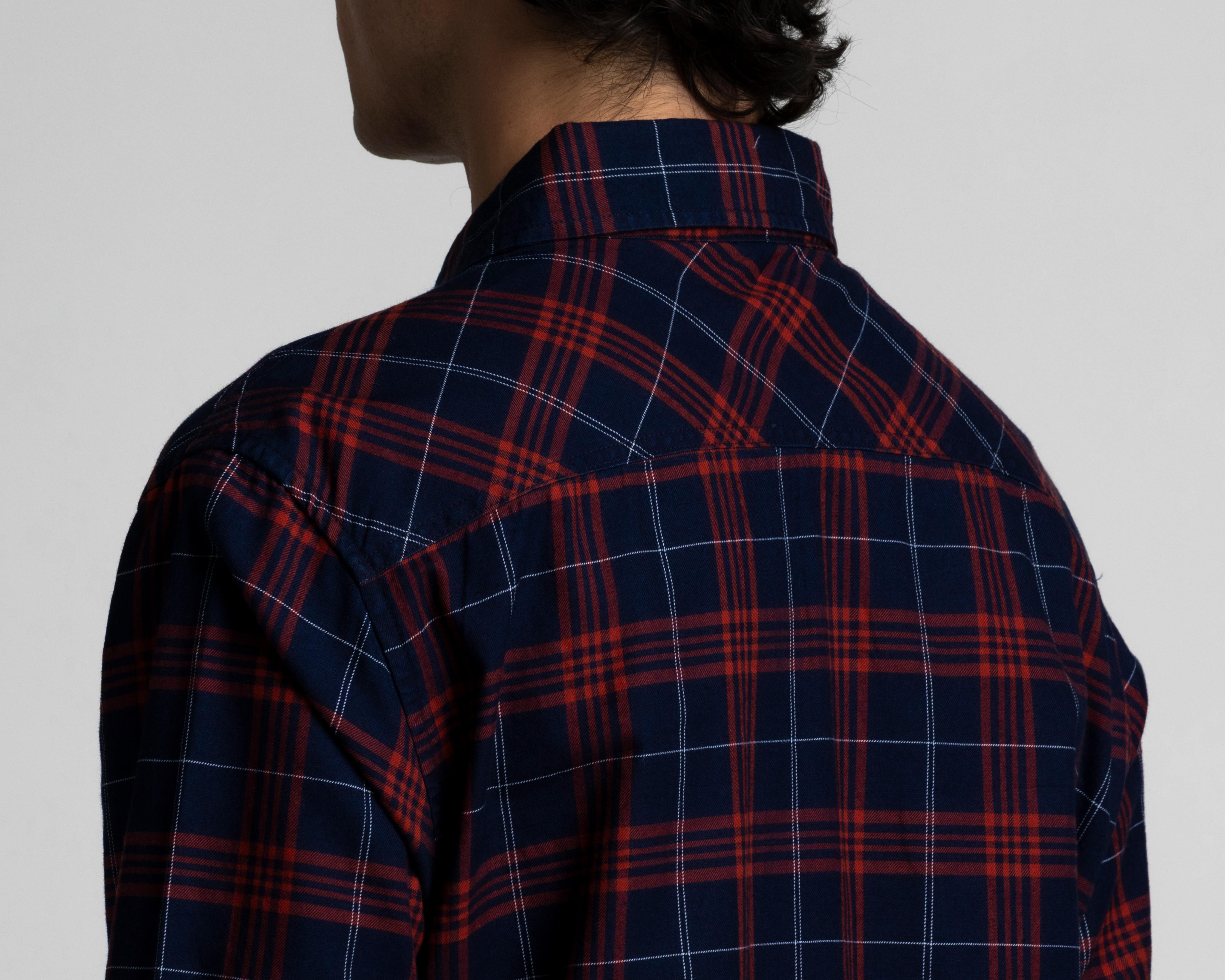 Foto 6 pulgar | Camisa Casual Refill Regular a Cuadros