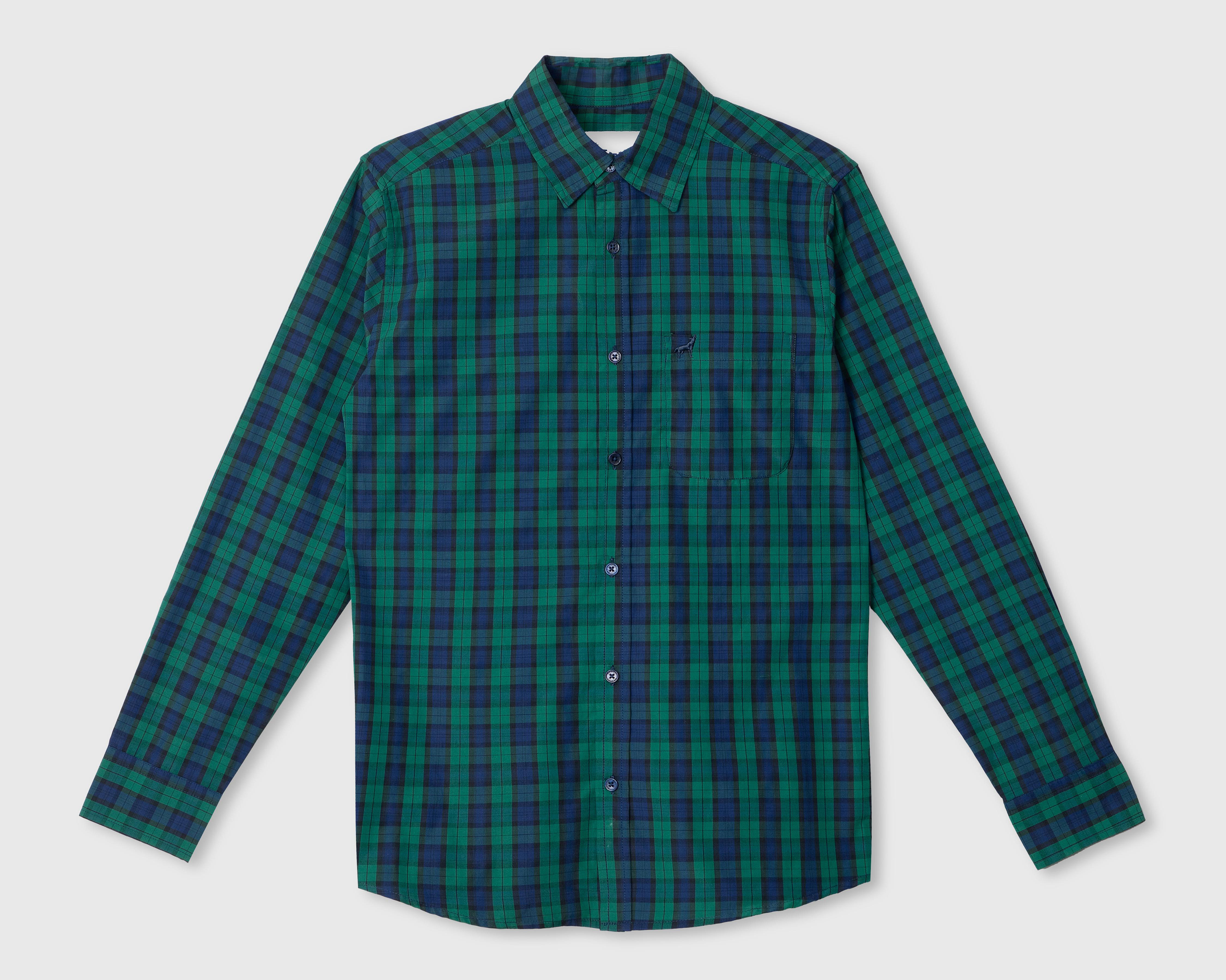 Camisa Casual Refill Regular a Cuadros