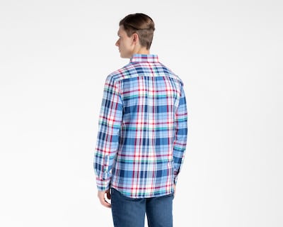 Foto 3 | Camisa Casual Refill Regular a Cuadros