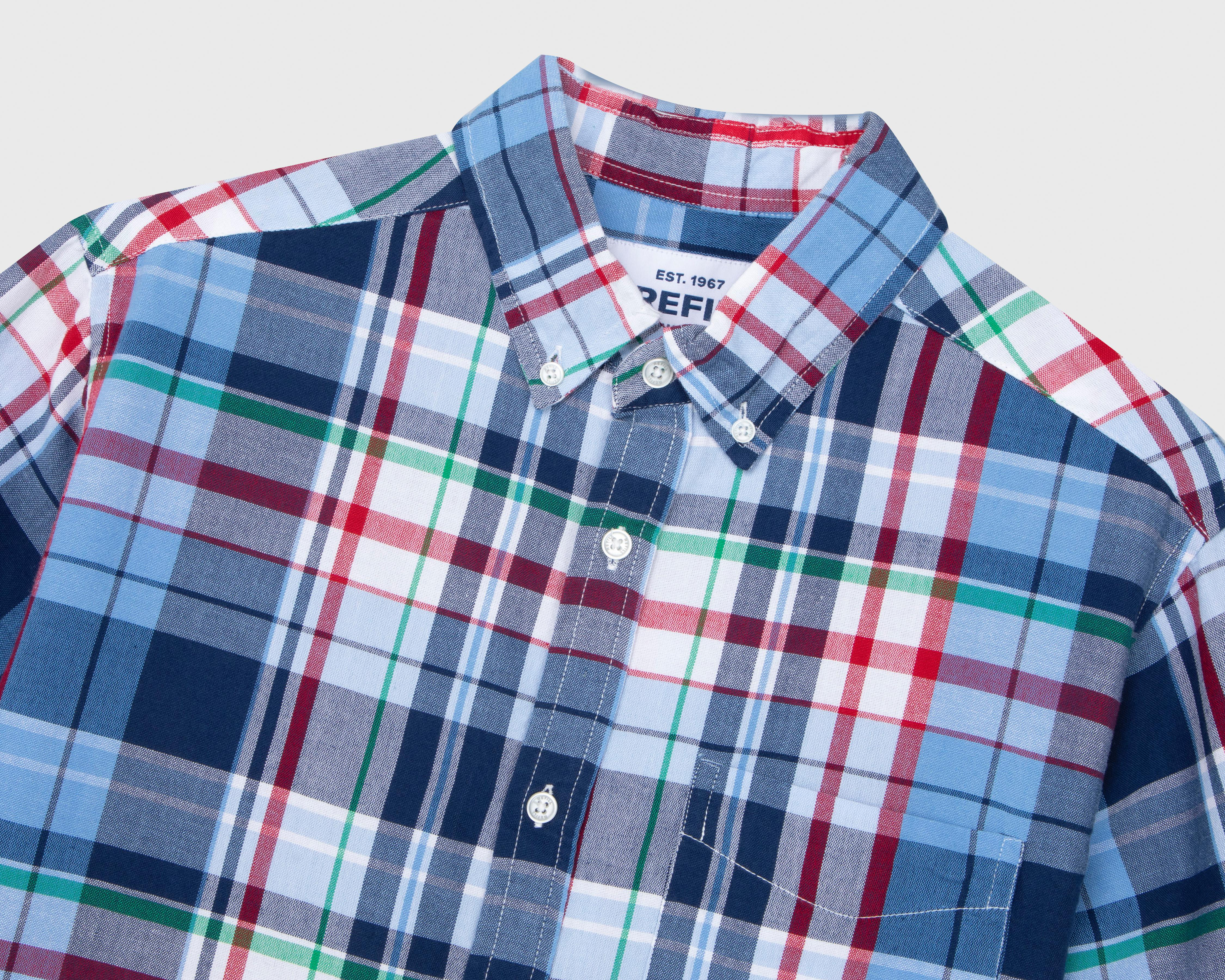 Foto 4 | Camisa Casual Refill Regular a Cuadros