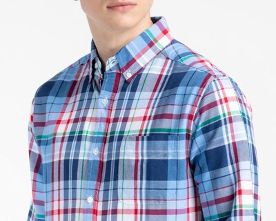 Foto 4 | Camisa Casual Refill Regular a Cuadros