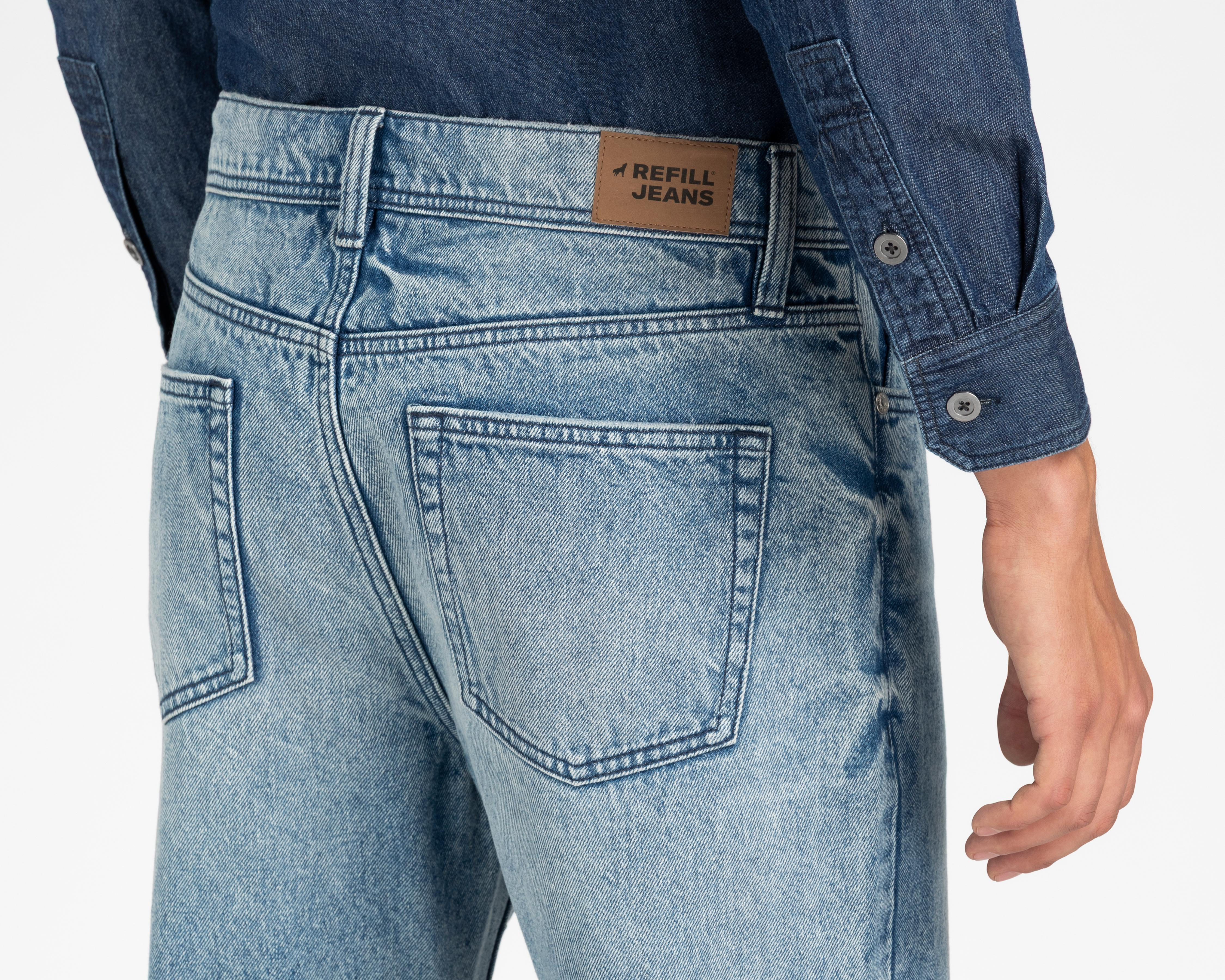 Foto 6 pulgar | Jeans Recto Refill para Hombre
