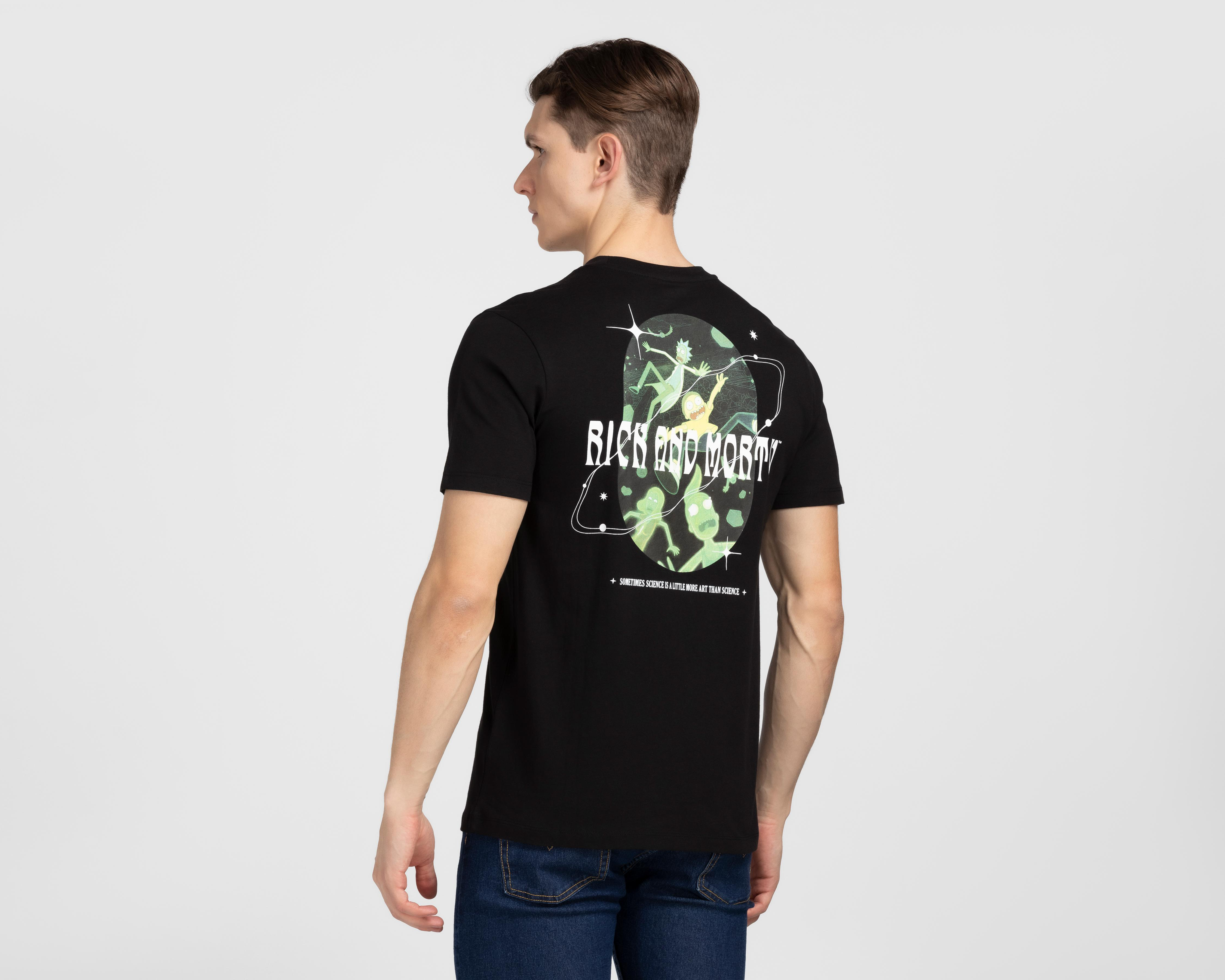 Foto 3 pulgar | Playera Rick & Morty Cuello Redondo