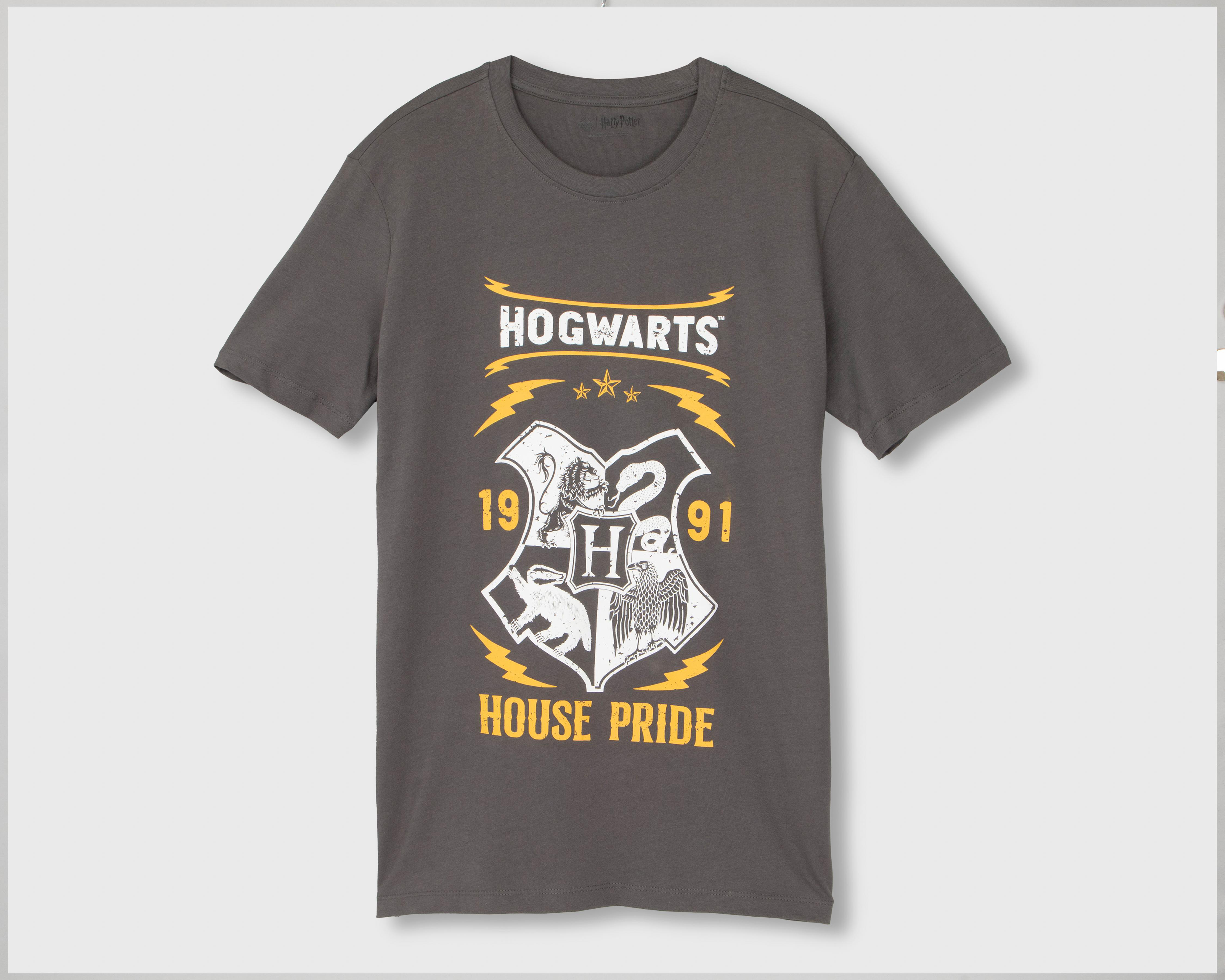 Foto 2 pulgar | Playera Harry Potter Cuello Redondo