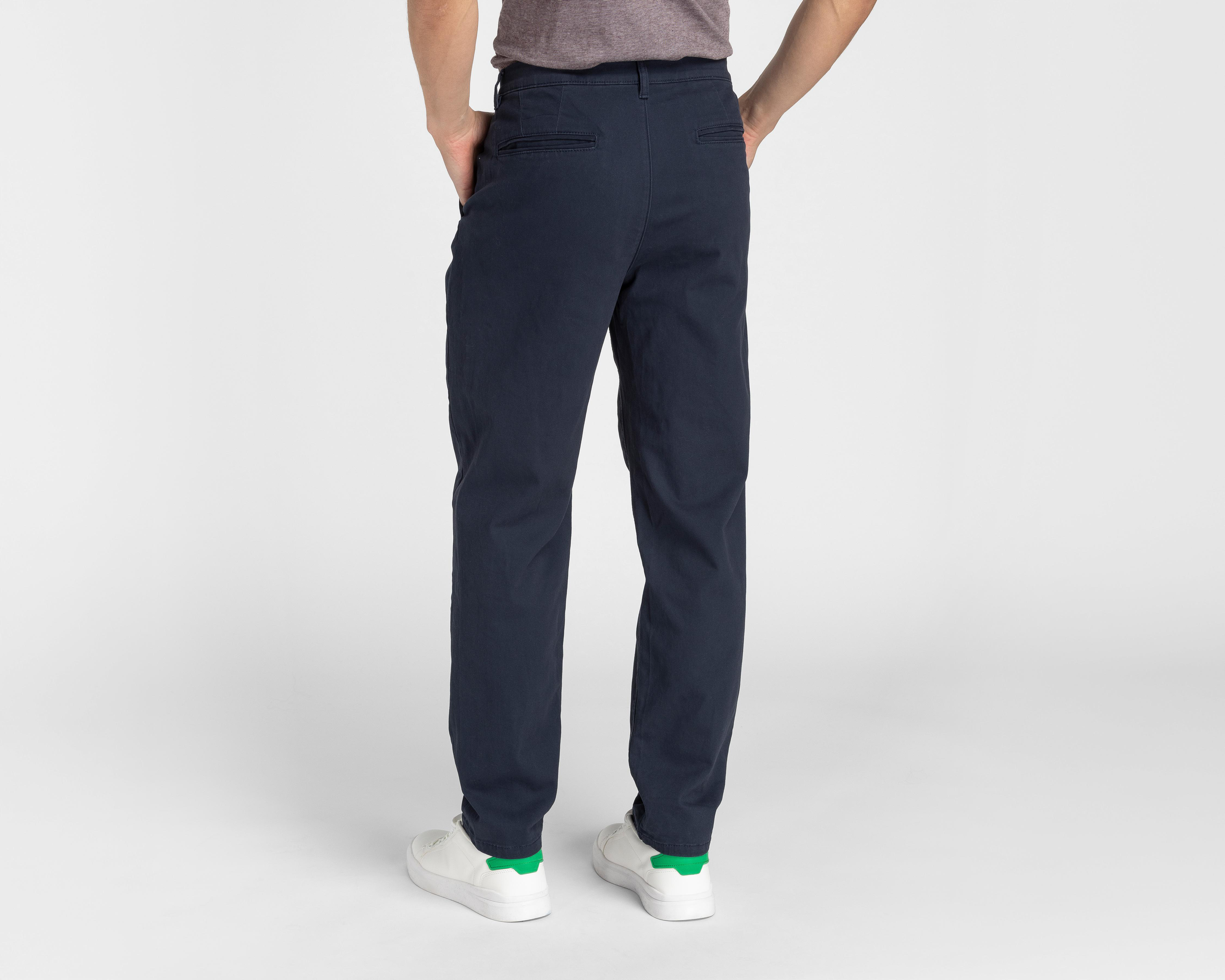 Foto 4 pulgar | Pantalón Chino Porto Sur Azul para Hombre