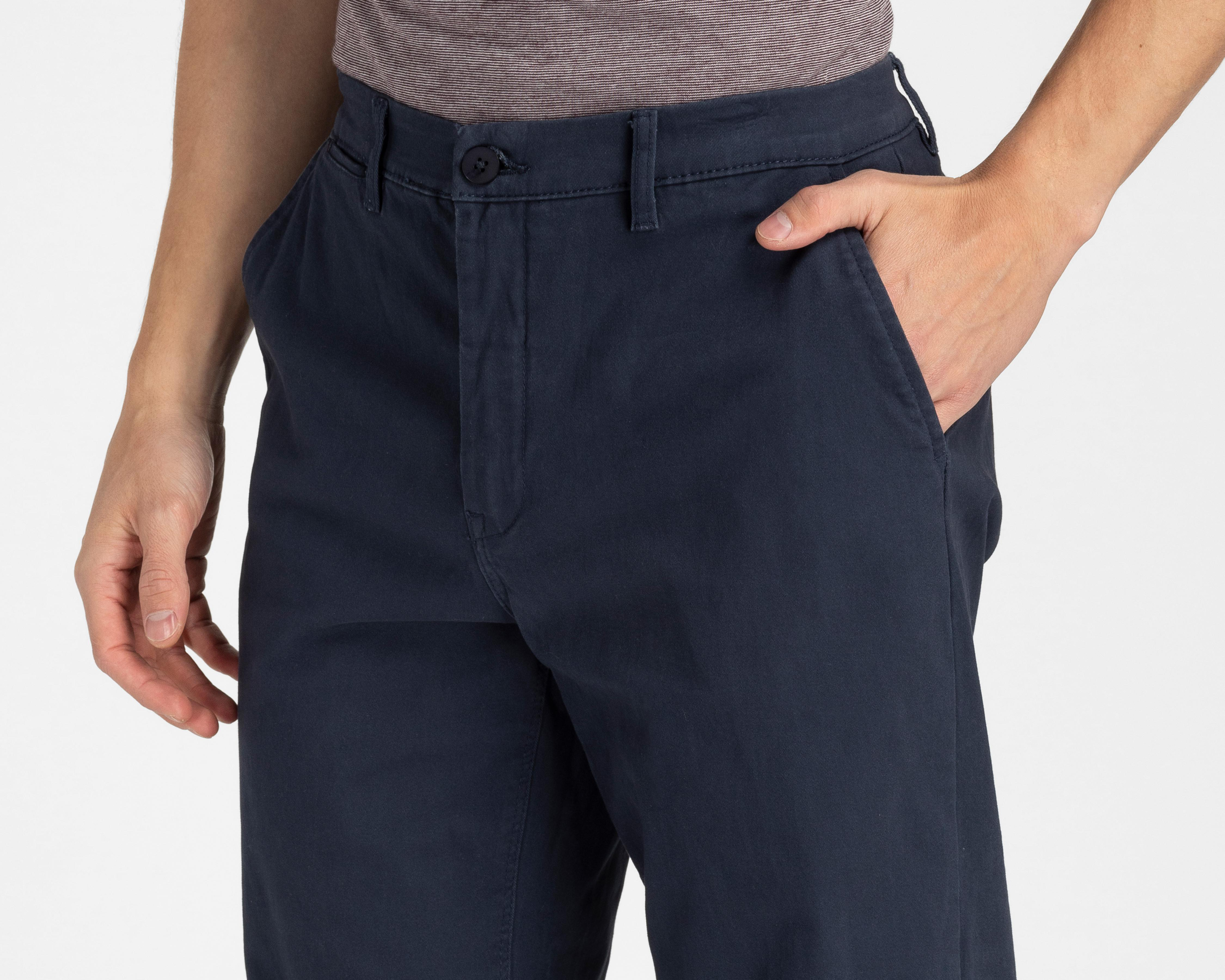 Foto 5 pulgar | Pantalón Chino Porto Sur Azul para Hombre