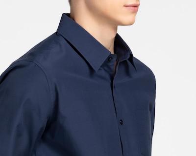 Foto 3 | Camisa de Vestir Wall Street Manga Larga Cuello Americano