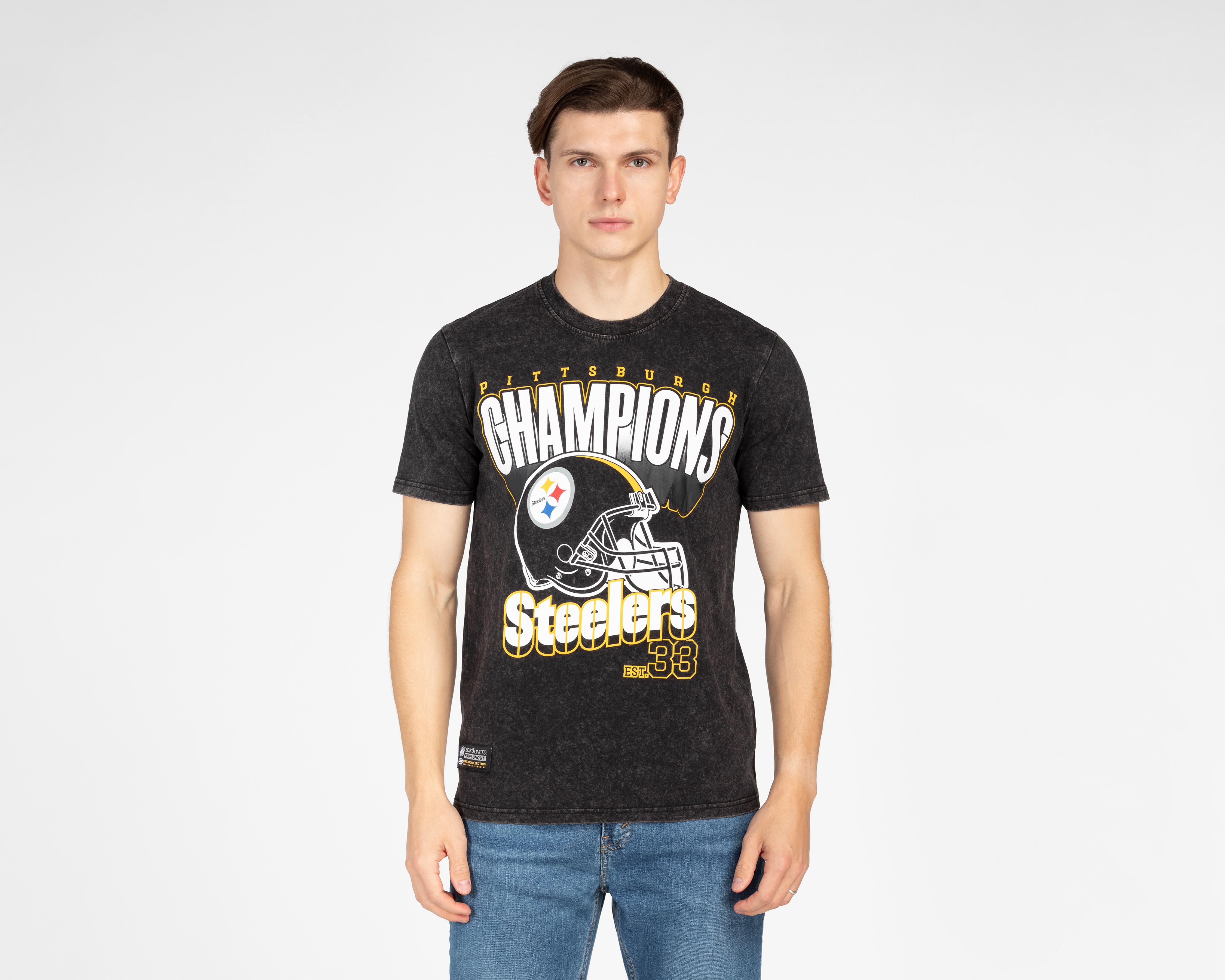 Playera Eckó Unltd. Pittsburgh Steelers Cuello Redondo