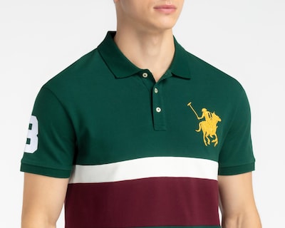 Foto 3 | Playera Polo York Team Polo Club Verde para Hombre