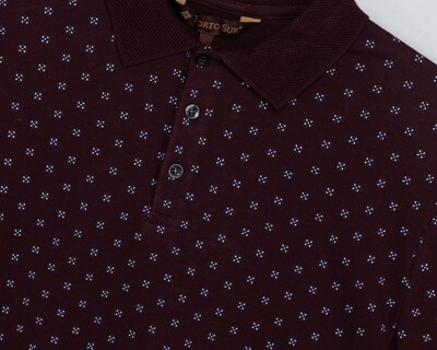 Foto 3 | Playera Polo Porto Sur Tinta para Hombre