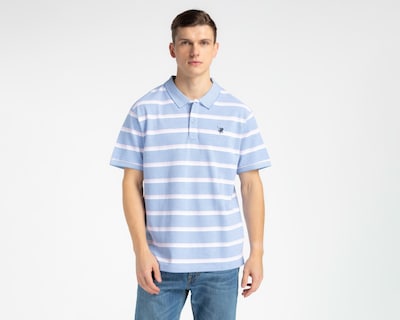 Foto 1 | Playera Polo York Team Polo Club Azul con Rayas Blancas para Hombre