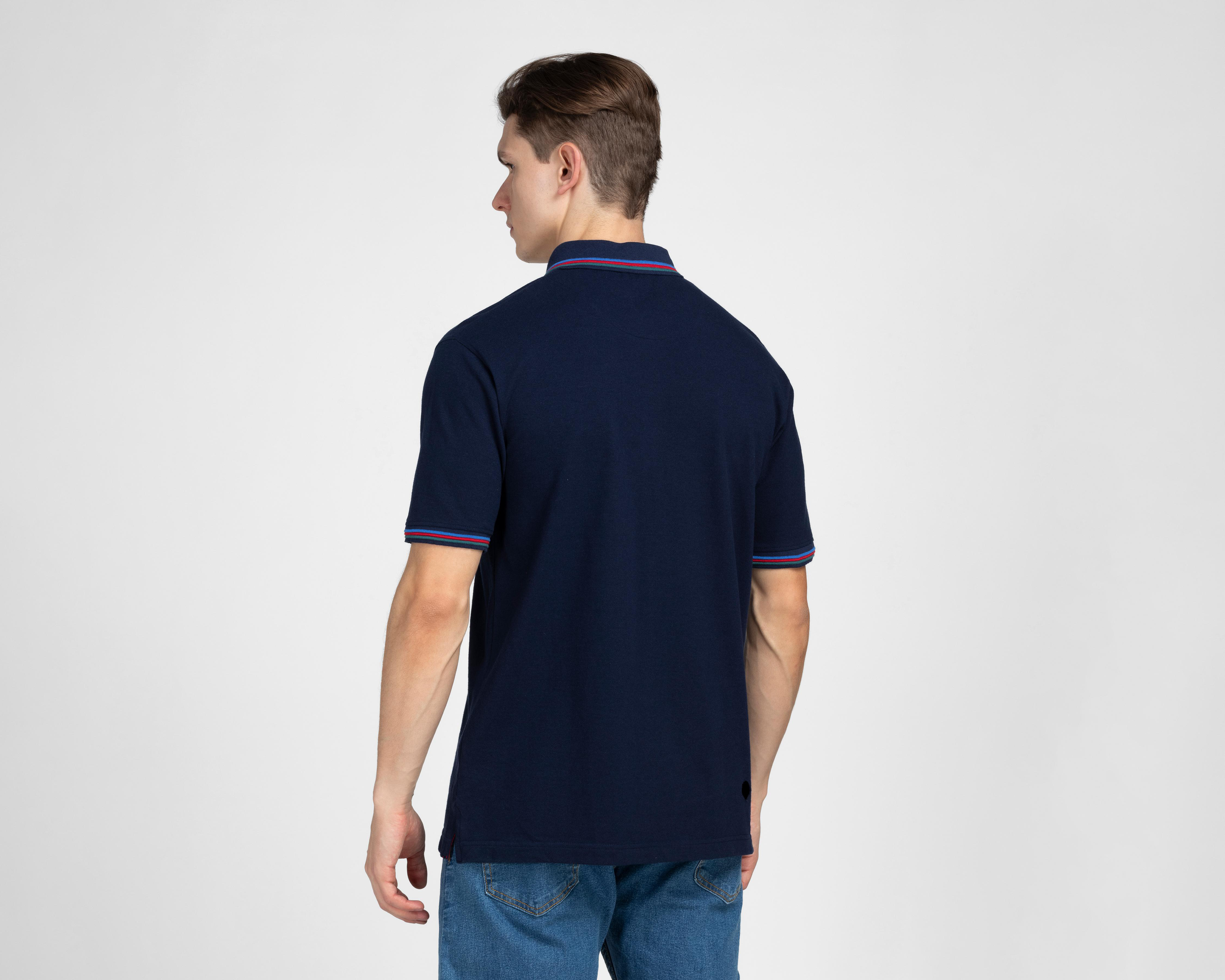 Foto 2 | Playera Polo York Team Polo Club Azul para Hombre