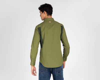 Foto 2 | Camisa Casual de Algodón Jeep Regular Fit Verde