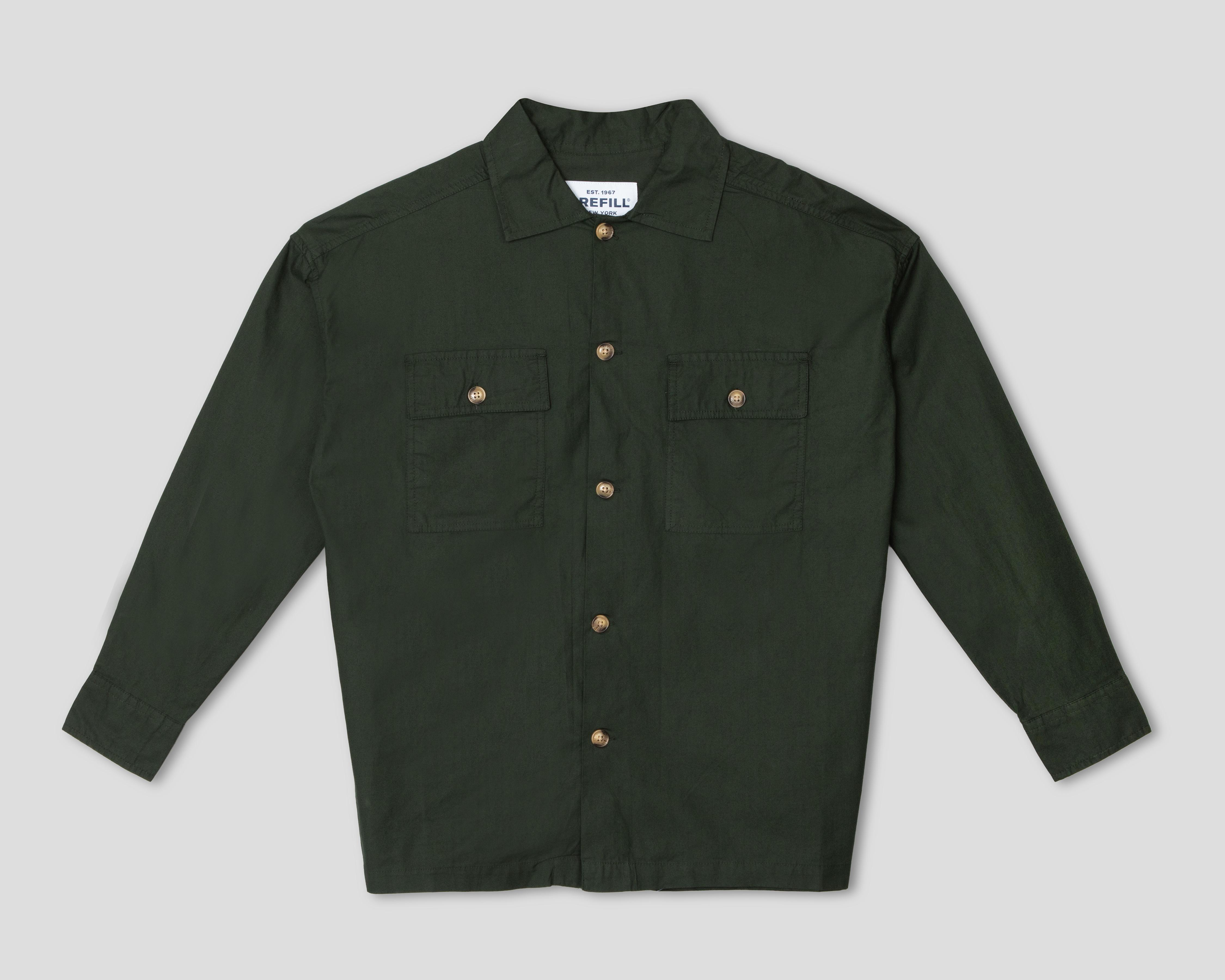 Foto 2 pulgar | Camisa Casual Refill para Hombre Lisa