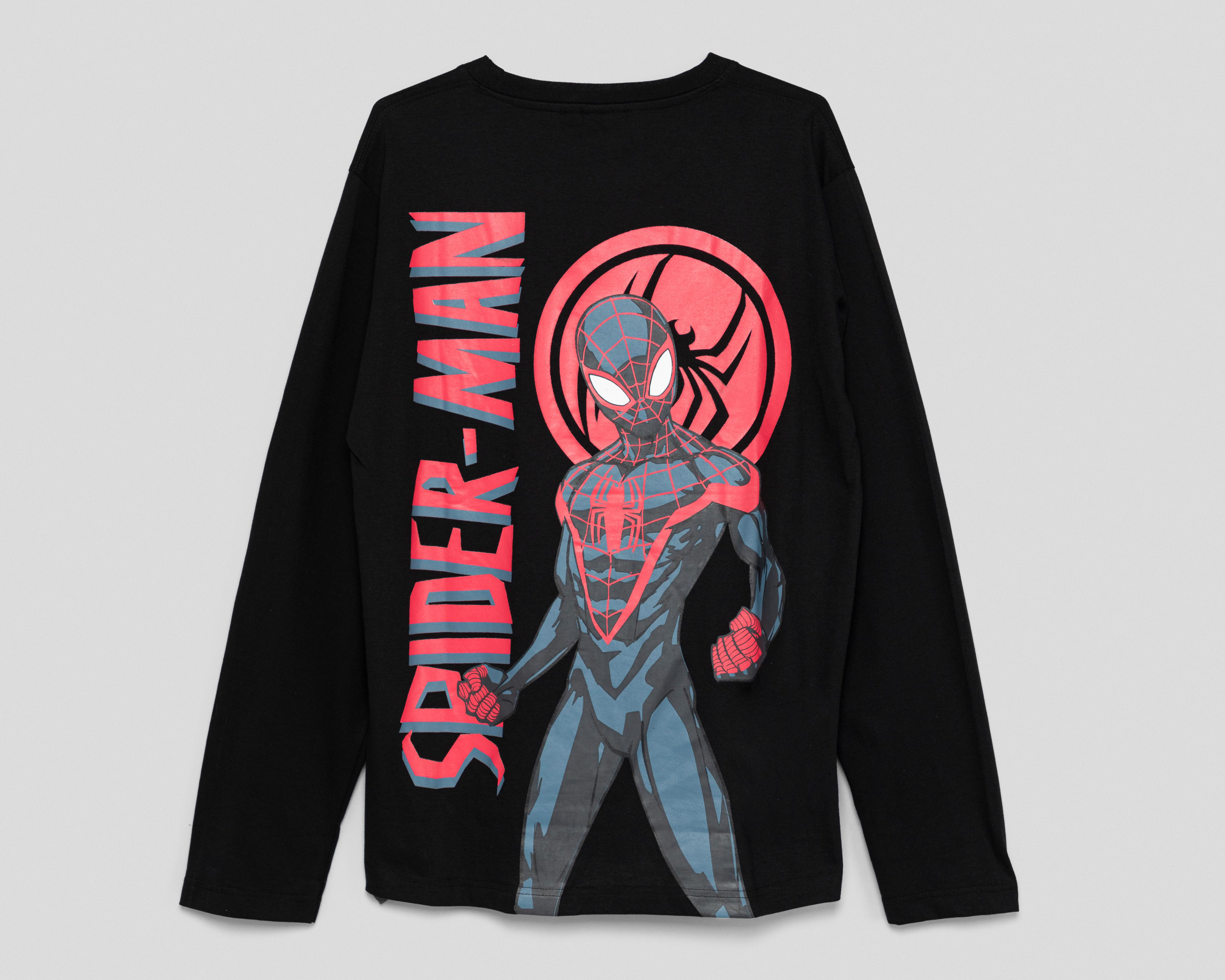 Foto 3 pulgar | Playera Marvel Spider-Man Manga Larga para Niño