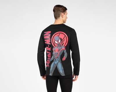 Foto 2 | Playera Marvel Spider-Man Manga Larga para Niño