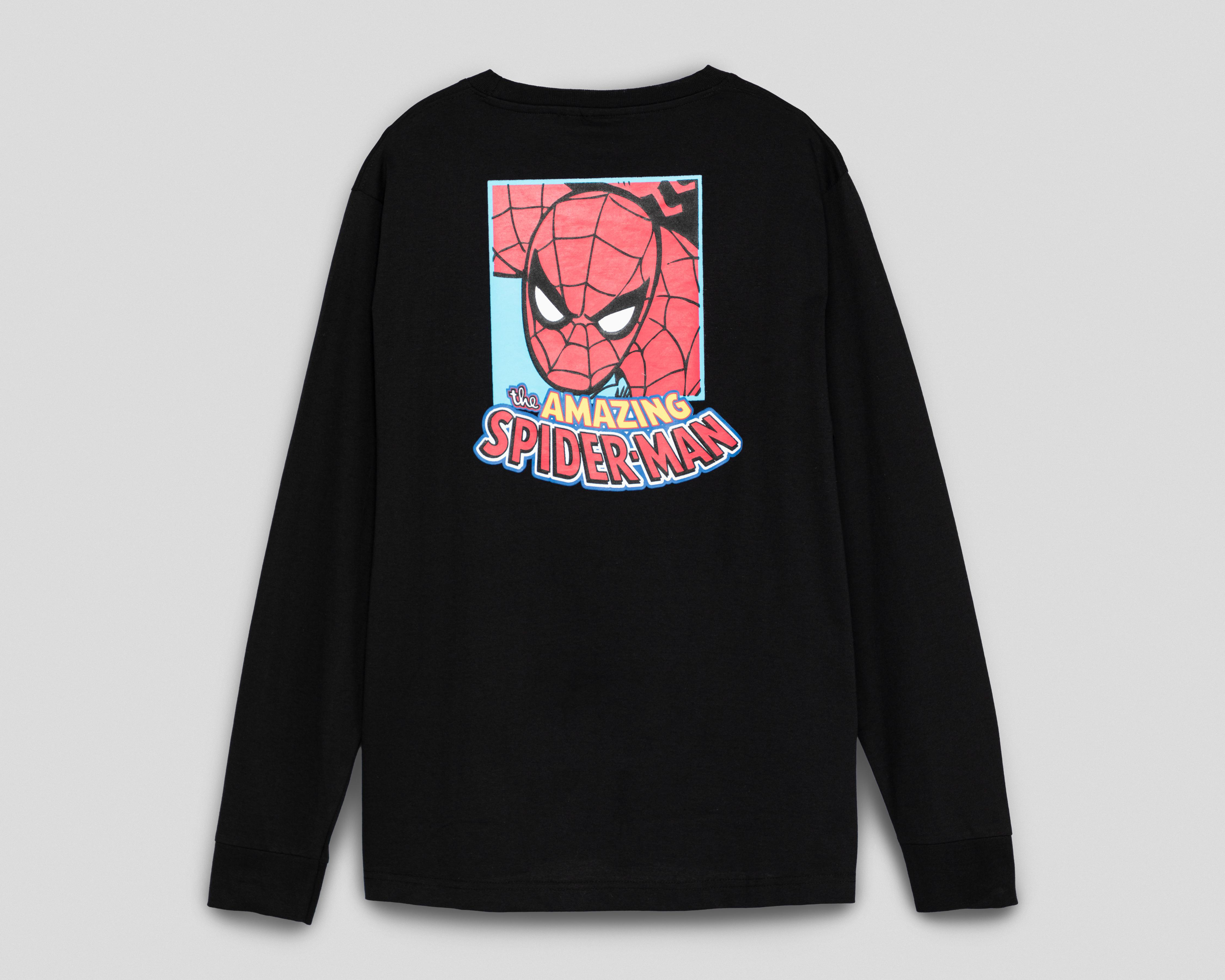 Foto 3 pulgar | Playera Marvel Spider-Man Manga Larga para Niño