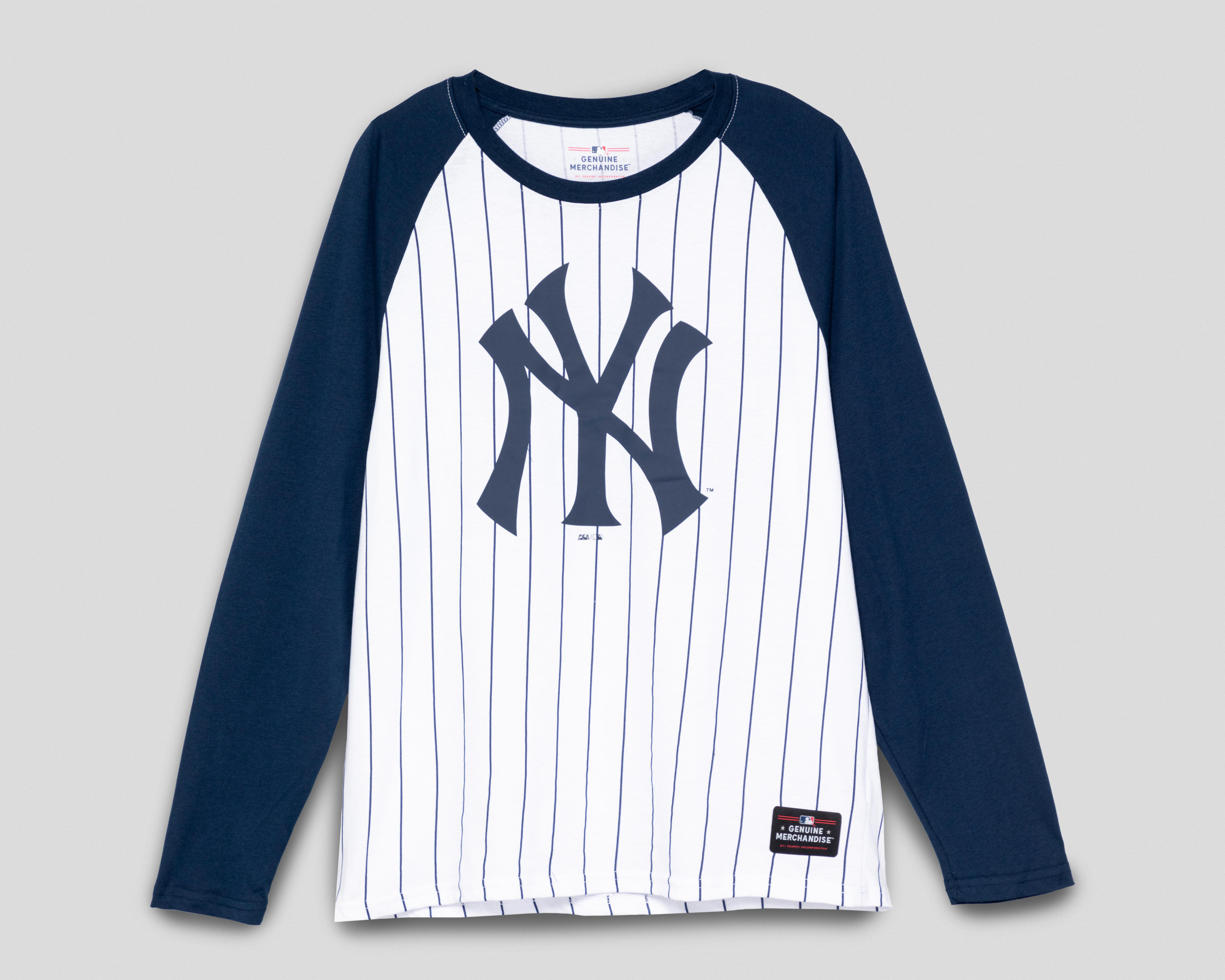 Foto 2 pulgar | Playera MLB New York Yankees Cuello Redondo