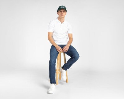 Foto 2 | Playera Polo Refill Blanca para Hombre