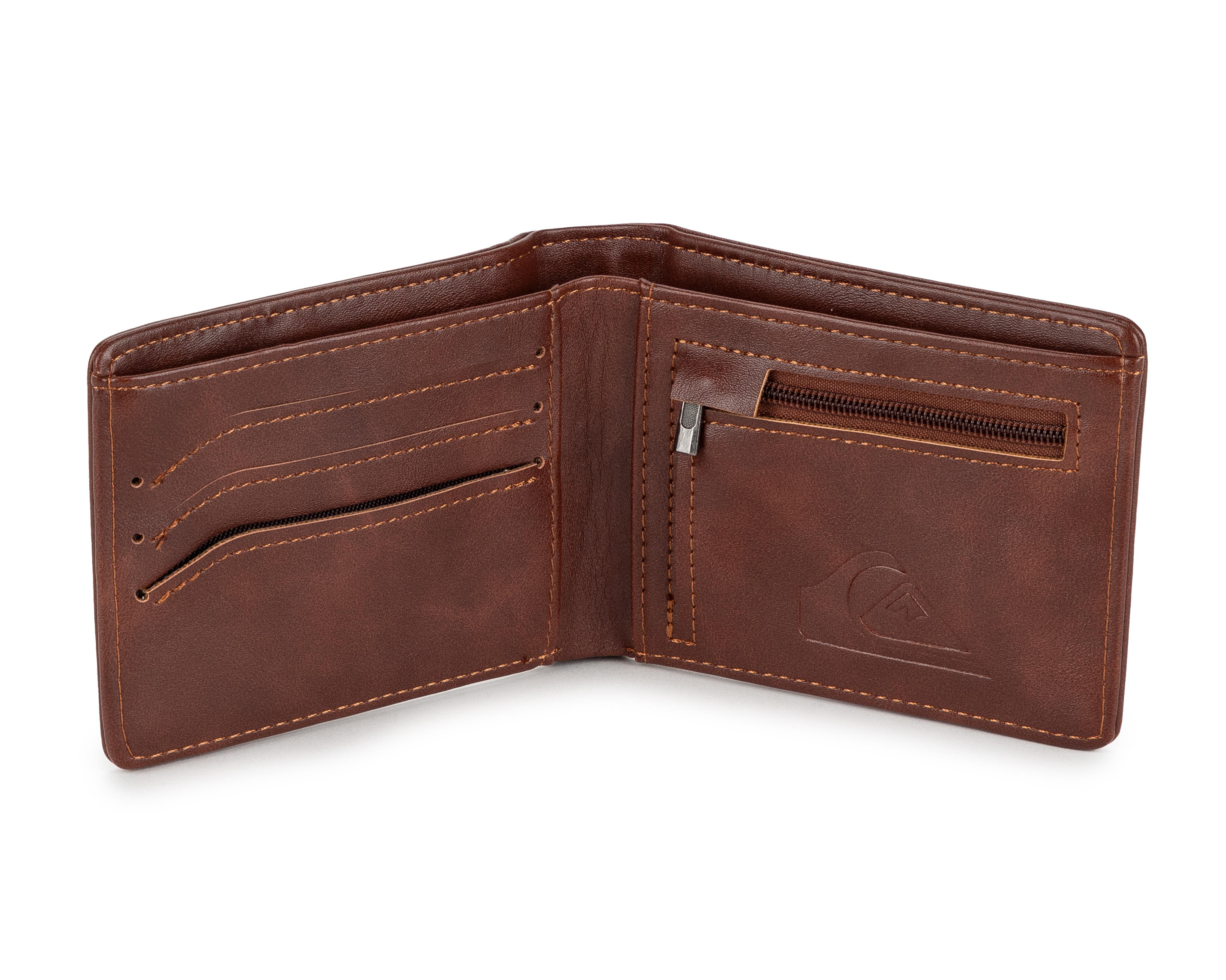 Foto 5 pulgar | Cartera para Hombre Quiksilver Café