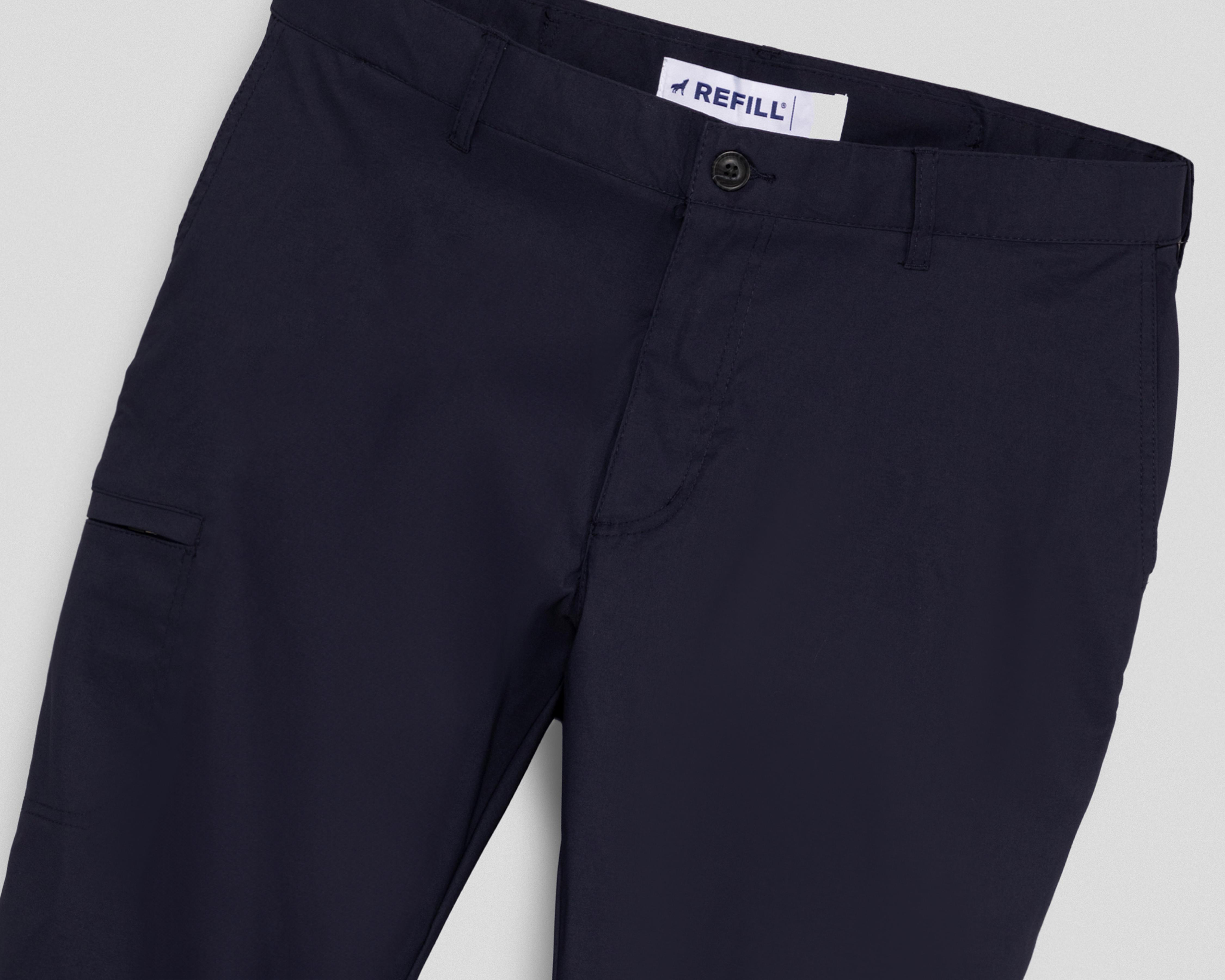 Foto 4 pulgar | Pantalón de Vestir Refill Azul para Hombre