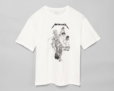 Foto 1 | Playera Metallica Cuello Redondo