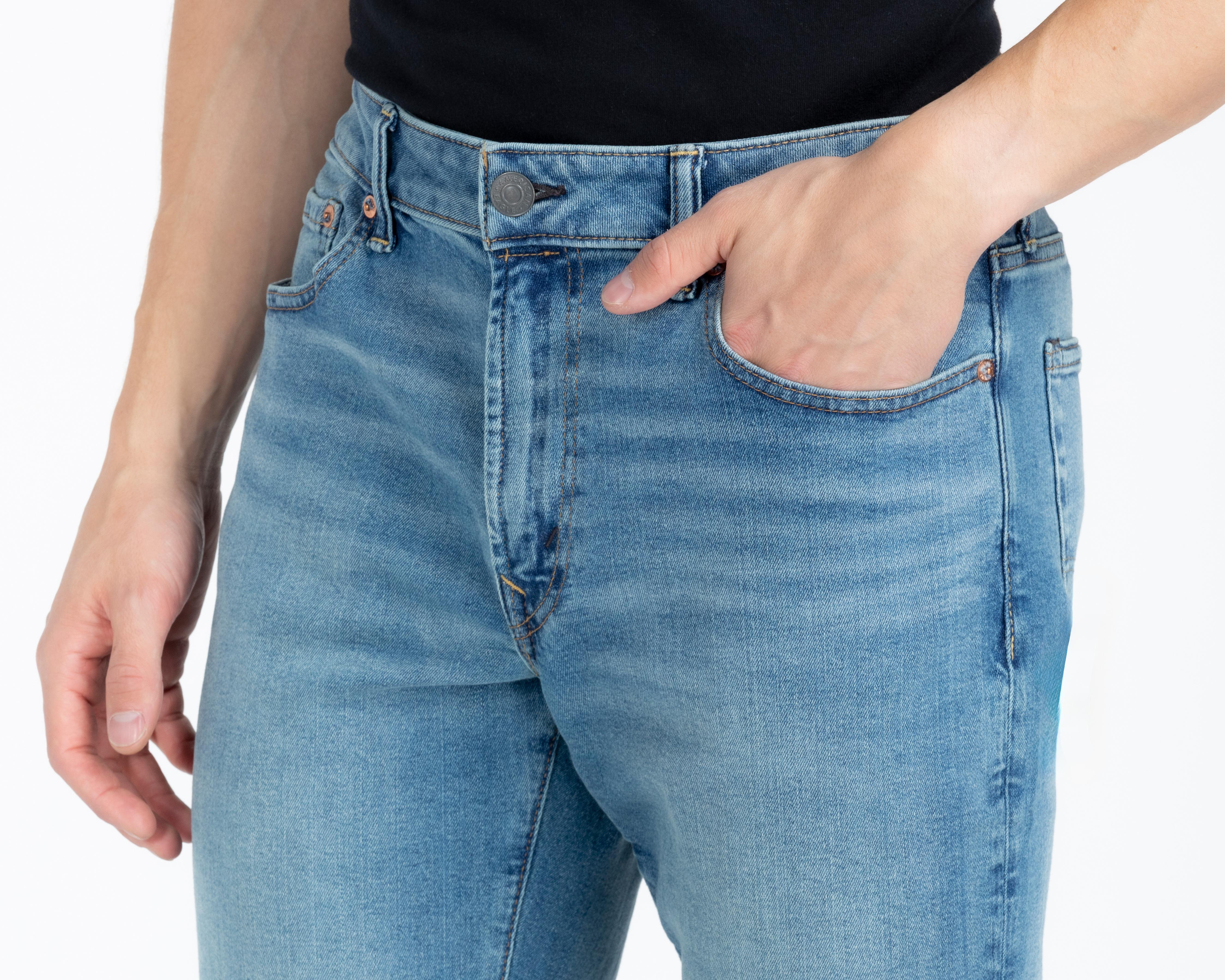 Foto 3 | Jeans Original Straight American Eagle Medium Clean para Hombre