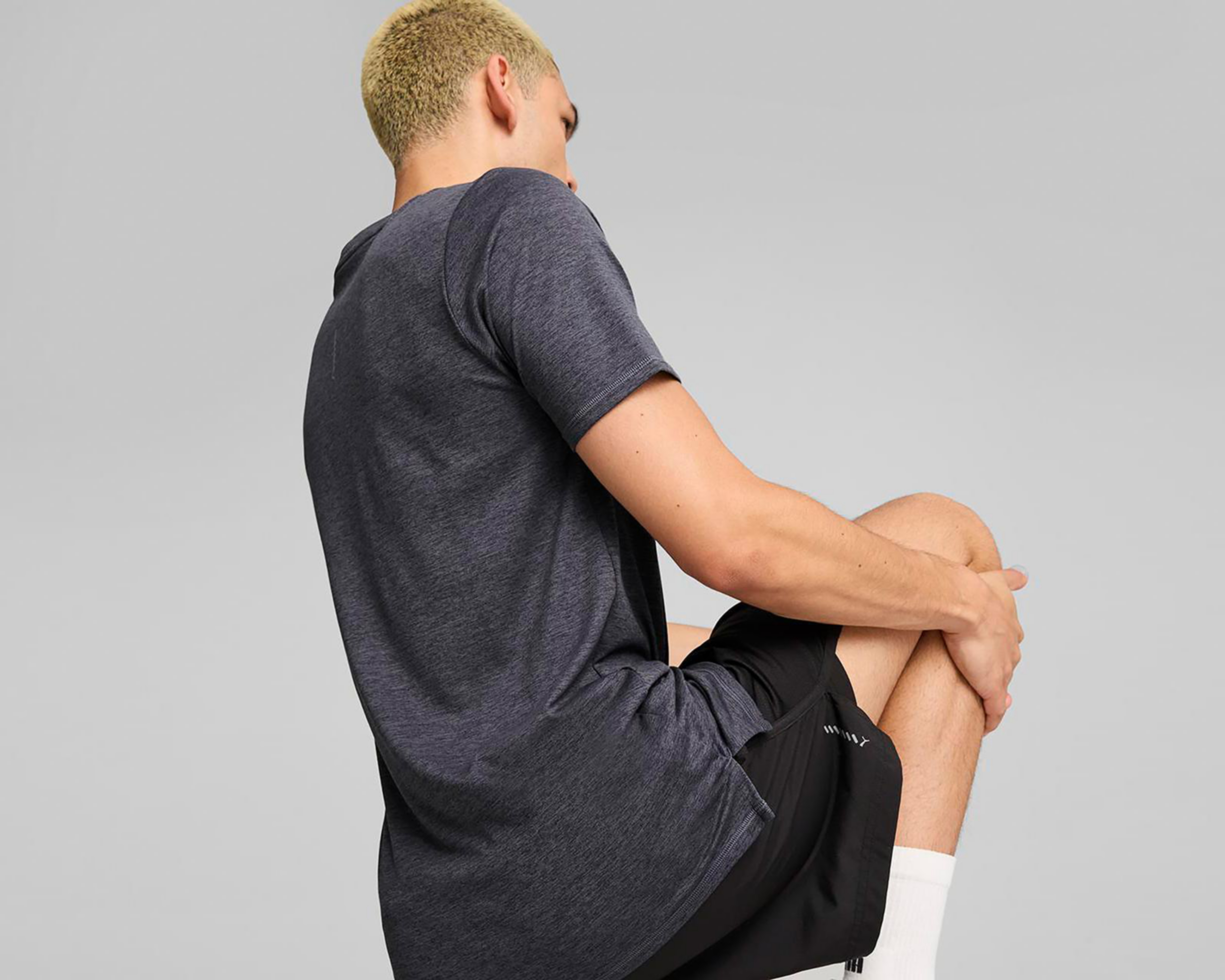 Foto 5 pulgar | Playera para Correr Puma Run Favorite Heather DryCell para Hombre