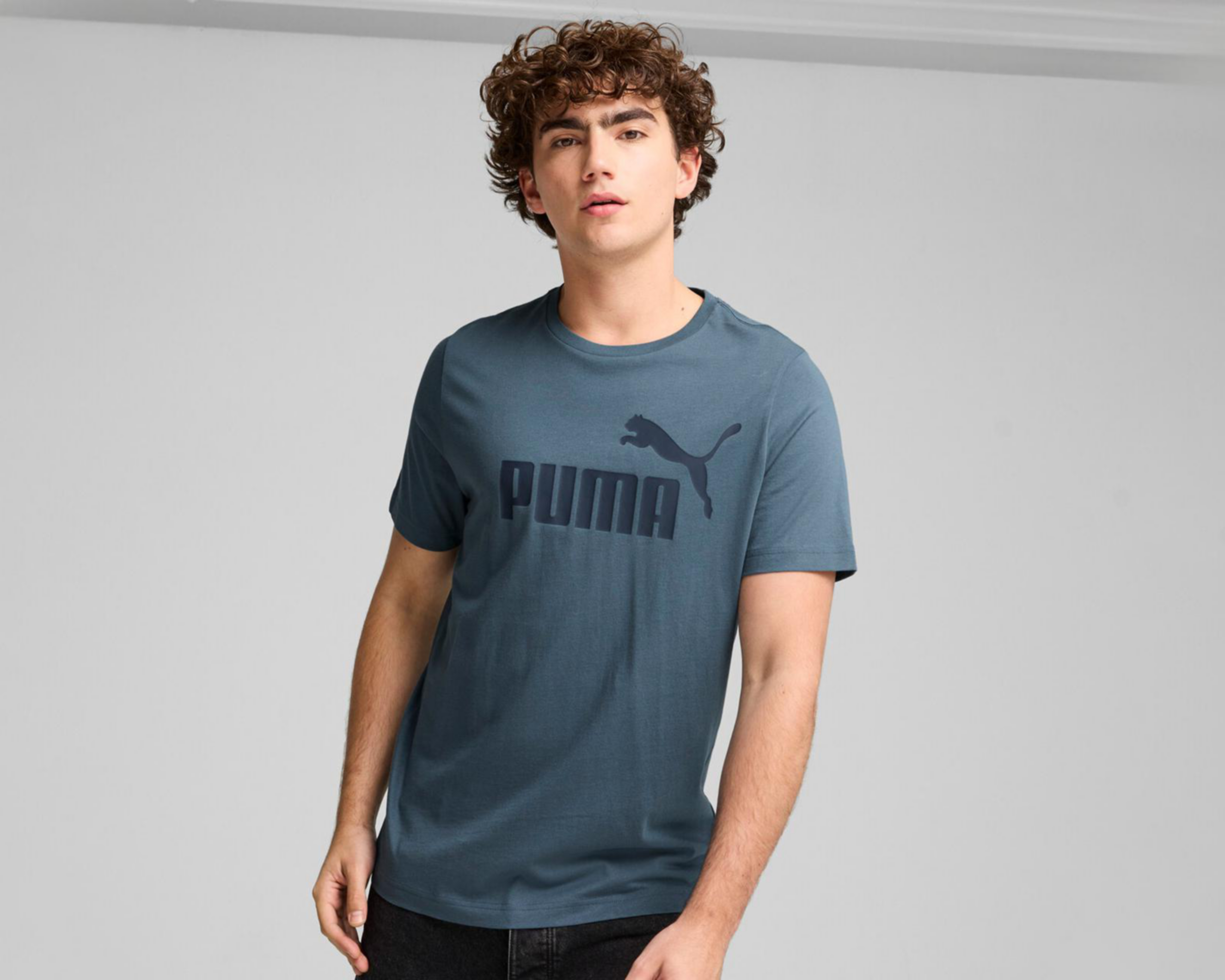 Foto 4 pulgar | Playera Puma ESS Logo Tee para Hombre
