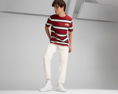 Foto 5 | Playera Puma SQUAD Stripe AOP para Hombre